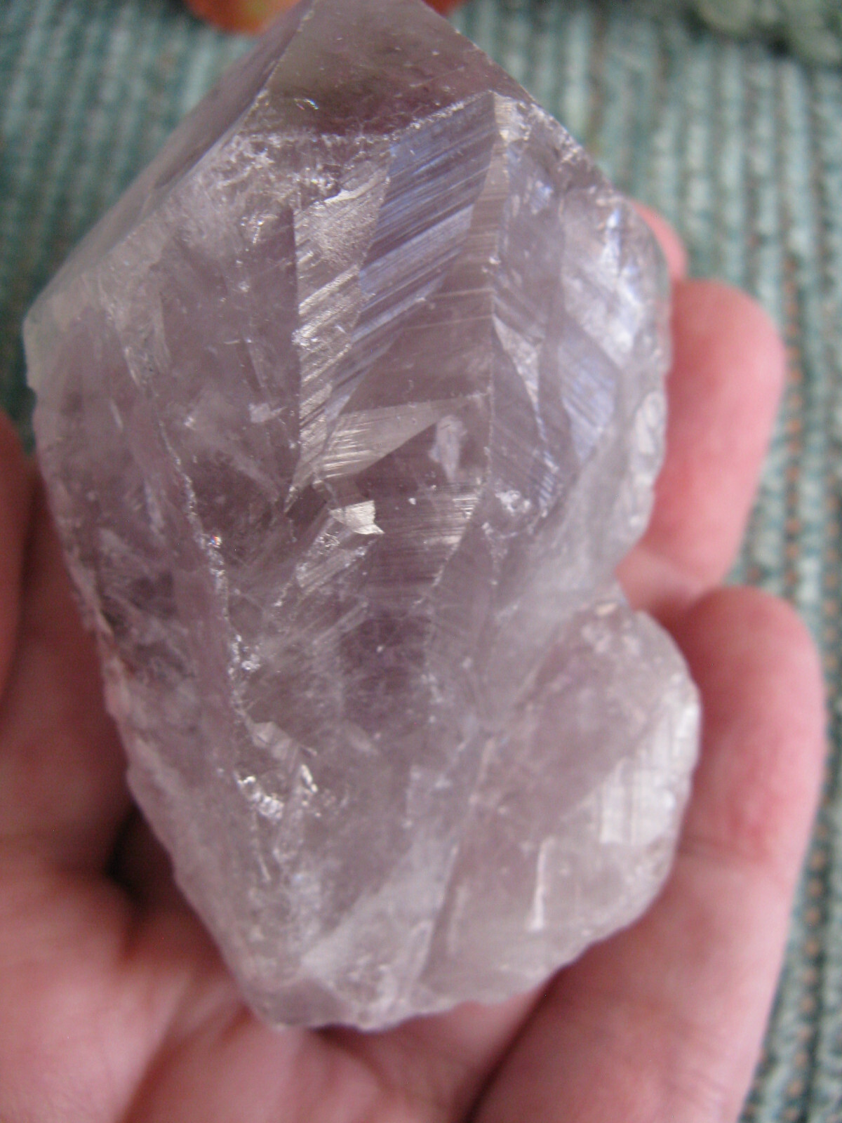 NEW CHUNKY ROUGH NATURAL BRAZILIAN LIGHT PURPLE AMETHYST TWIN POINT
