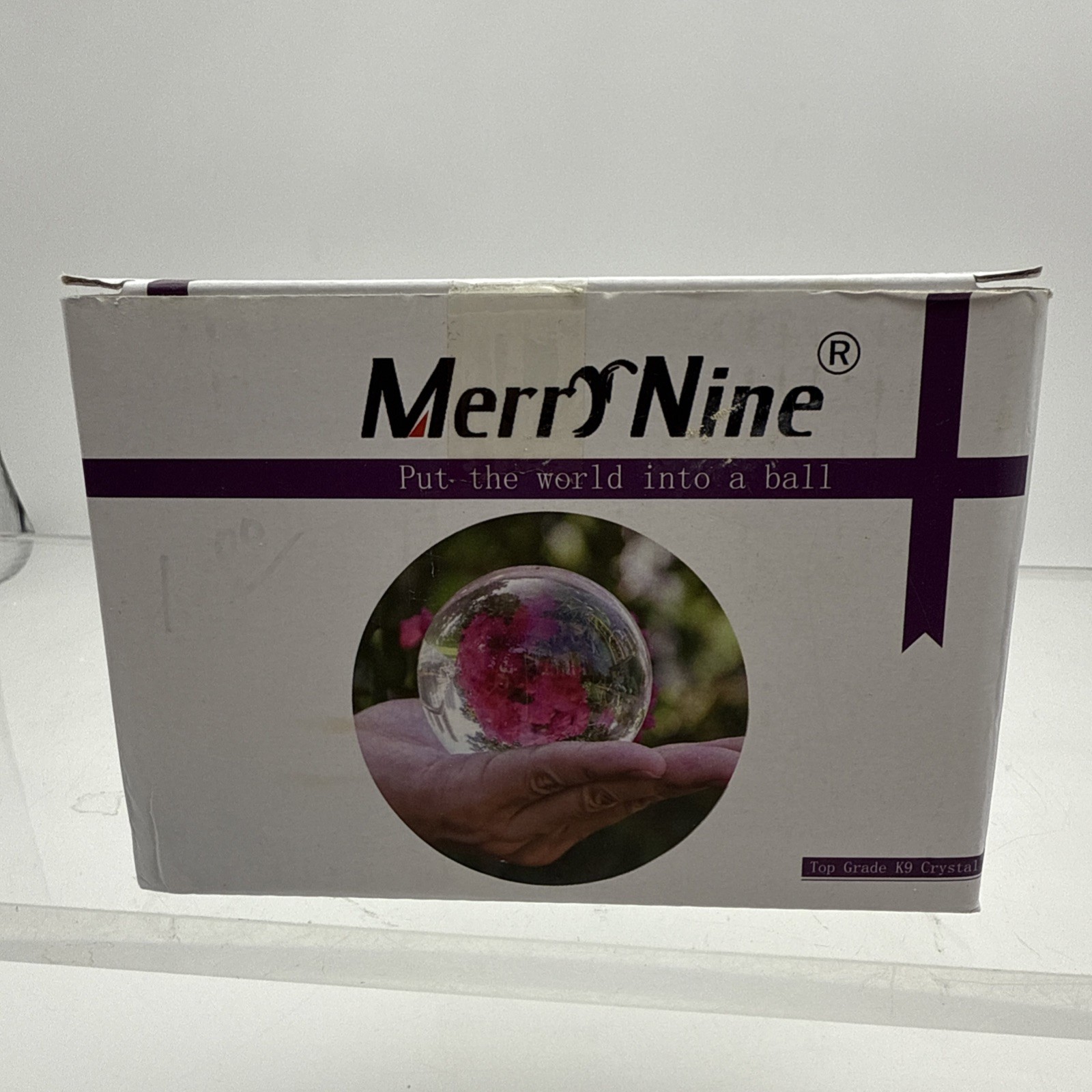 MerryNine 80mm/3.15″ Photograph K9 Crystal Ball with Stylish Clear-clear