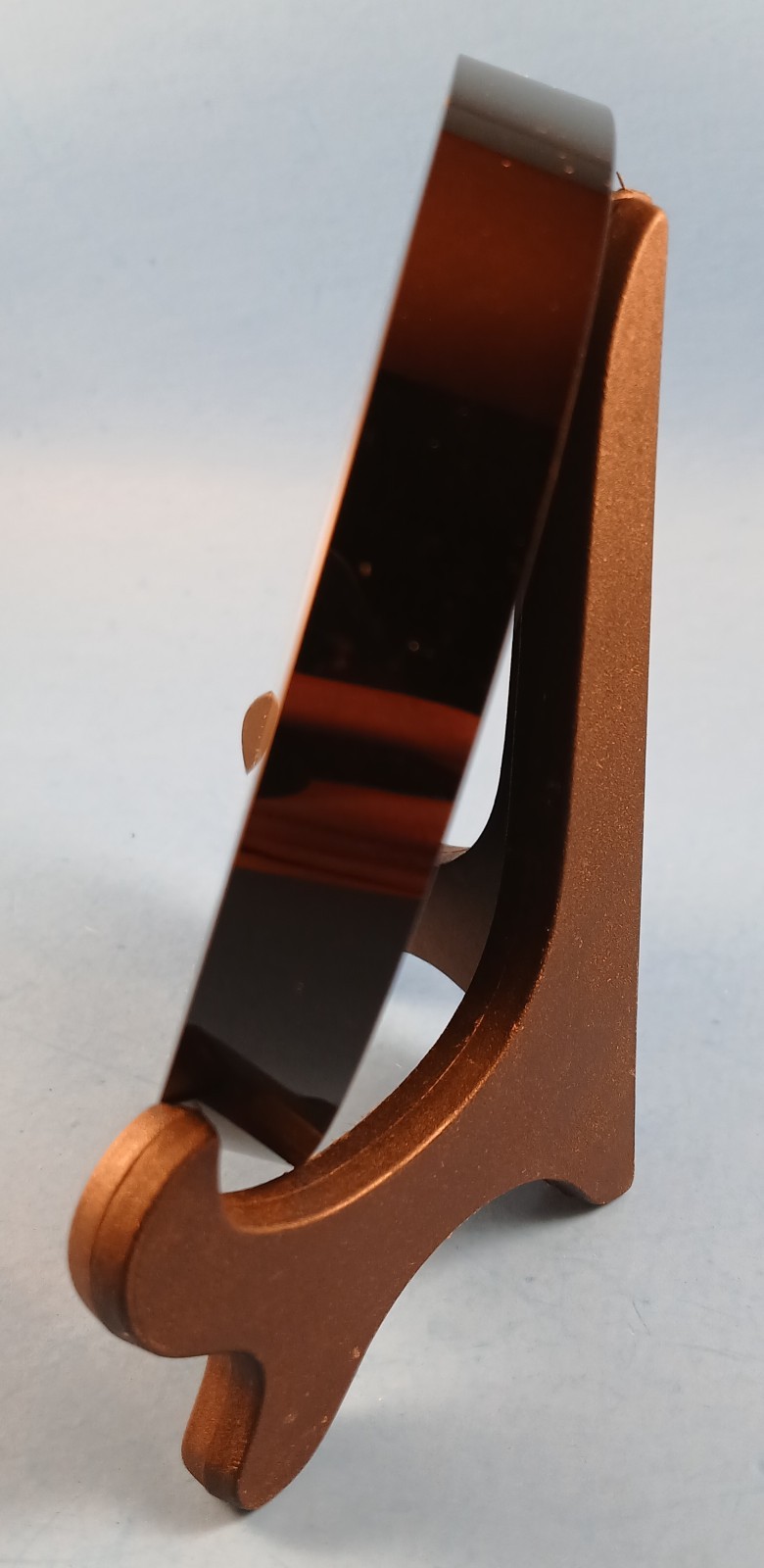 4″ Black Obsidian Scrying Mirror Polished Healing Crystal Spiritual Decor Gift