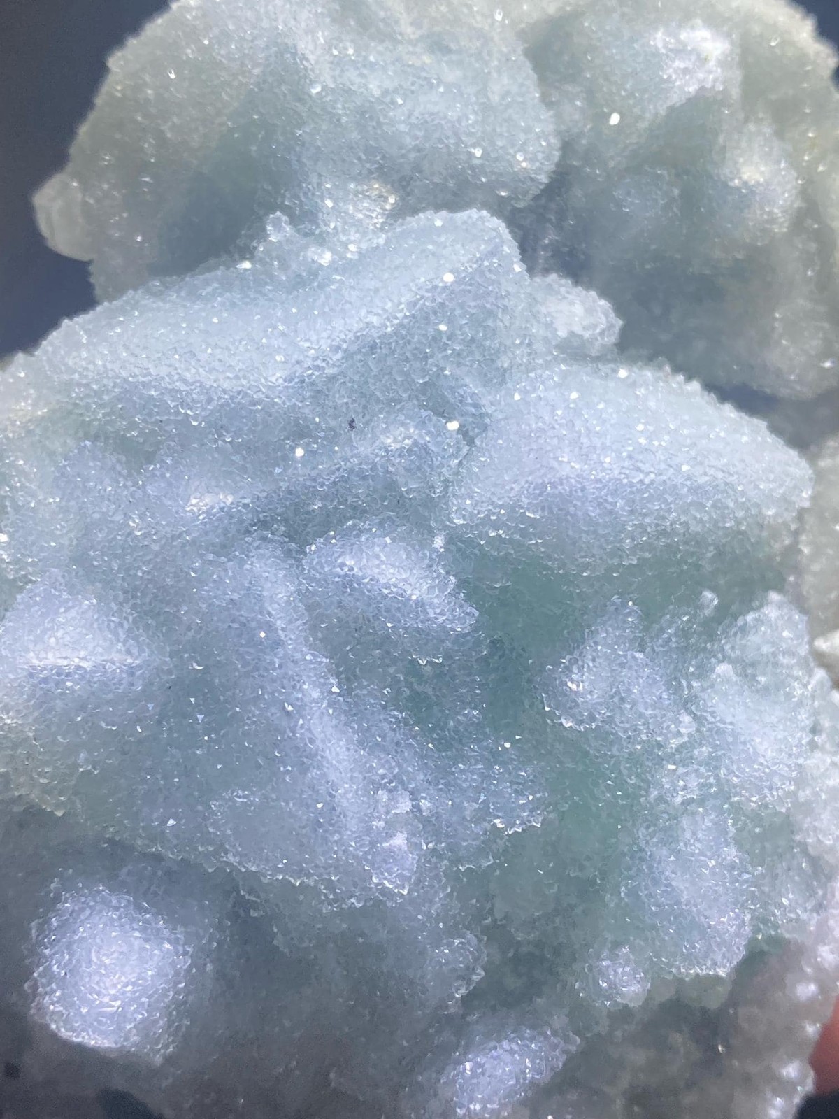 Sparkling Sugar Fluorite Cluster UV Reactive