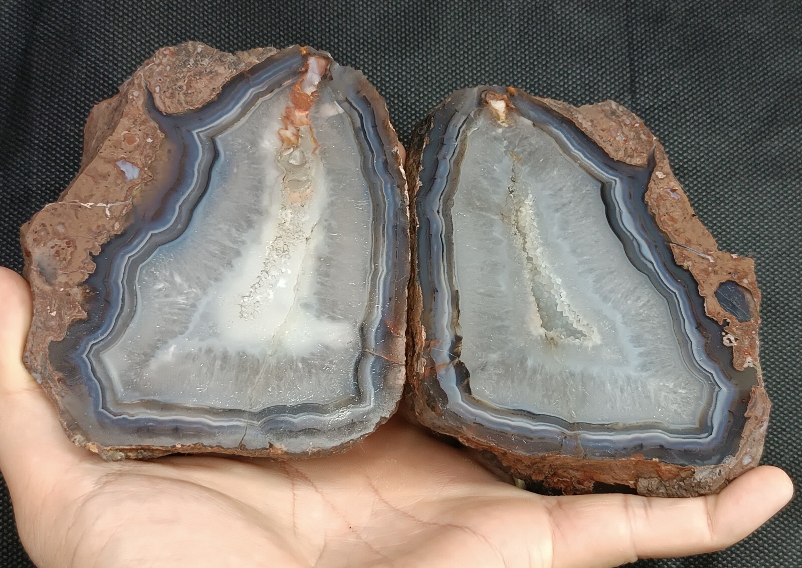 1330g/2.93 lb turkish banded quartz agate stone rough, customs duty included