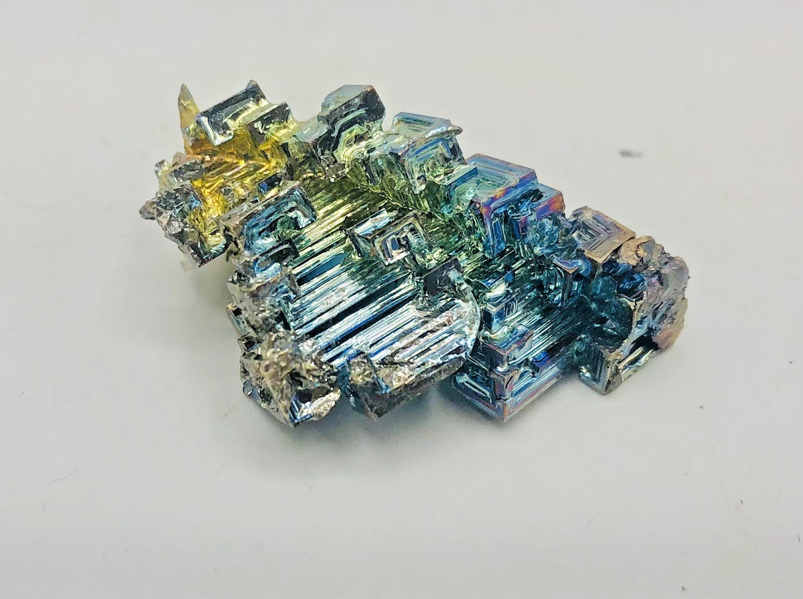 4oz Bismuth Rainbow Crystal Element Bi Gemstone Mineral Specimen West Germany