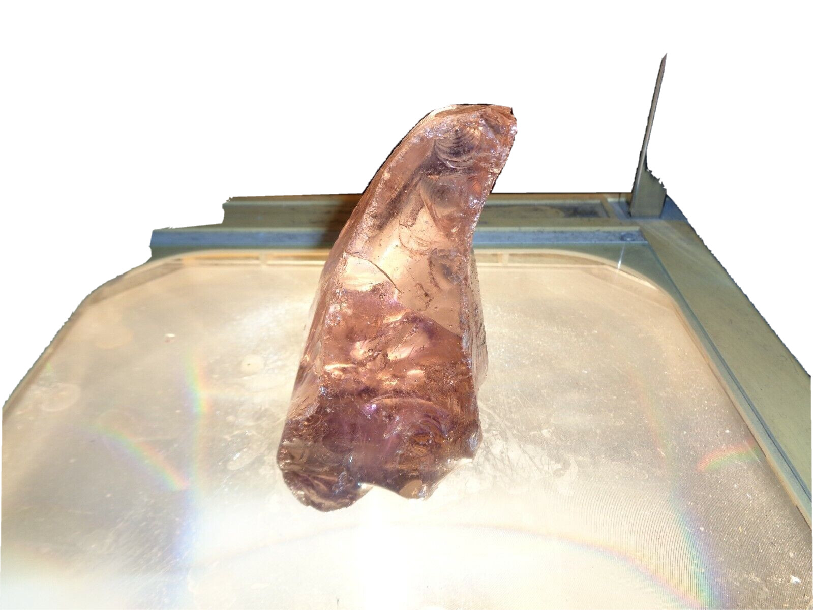 Andara Crystal Glass Pink “HGW” 450 Grams U35 Monatomic Crystals
