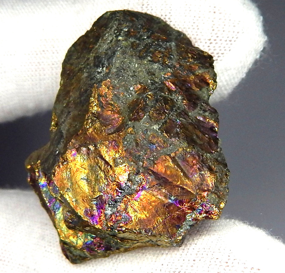 22g Chalcopyrite Peacock Ore Vivid Iridescence Natural Mined Unheated Raw Rough
