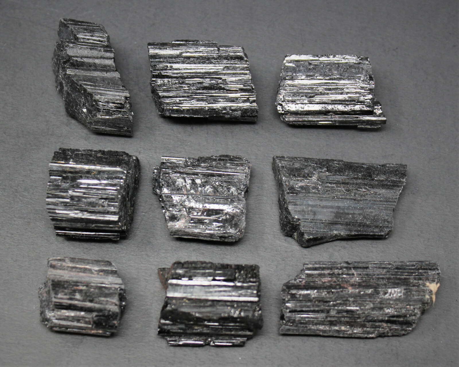 Bulk Extra Grade Shiny Natural Rough Black Tourmaline Rod Log Box 14 – 18 Piece