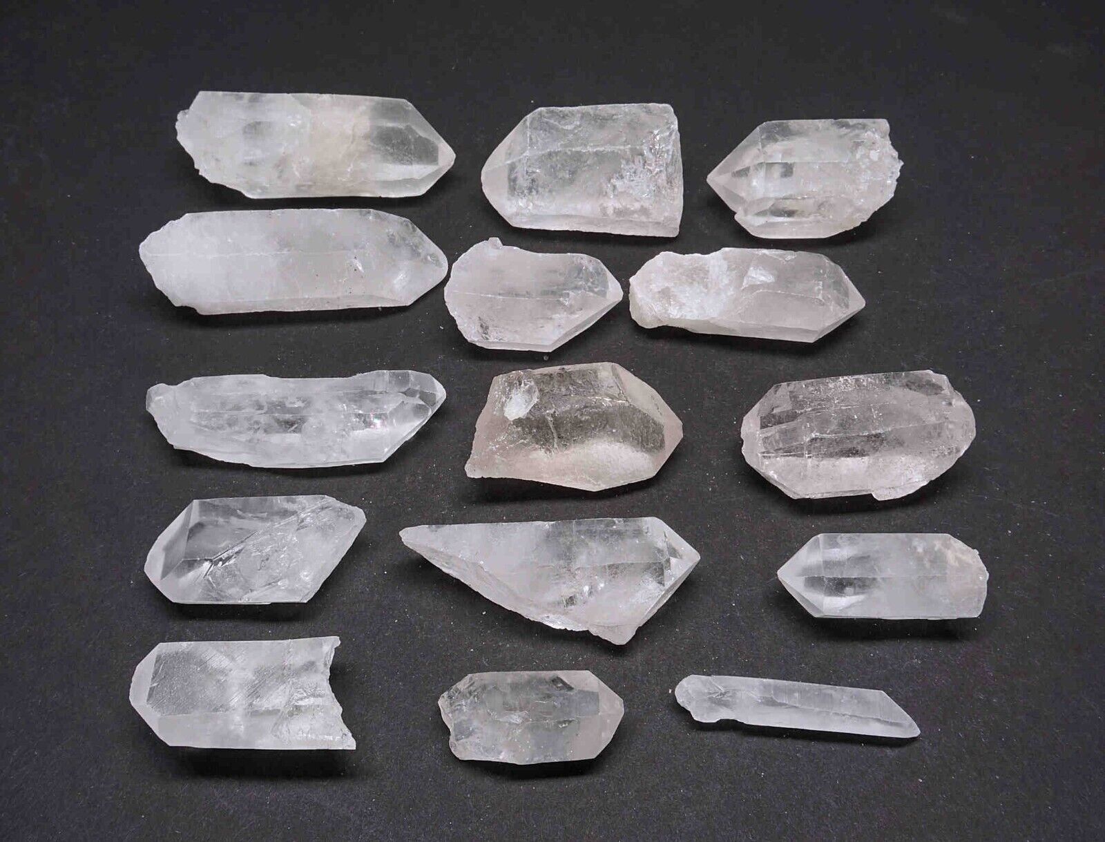 Quartz Crystal Points 10 Oz Box Raw Natural Clear Crystals Wholesale Gemstones
