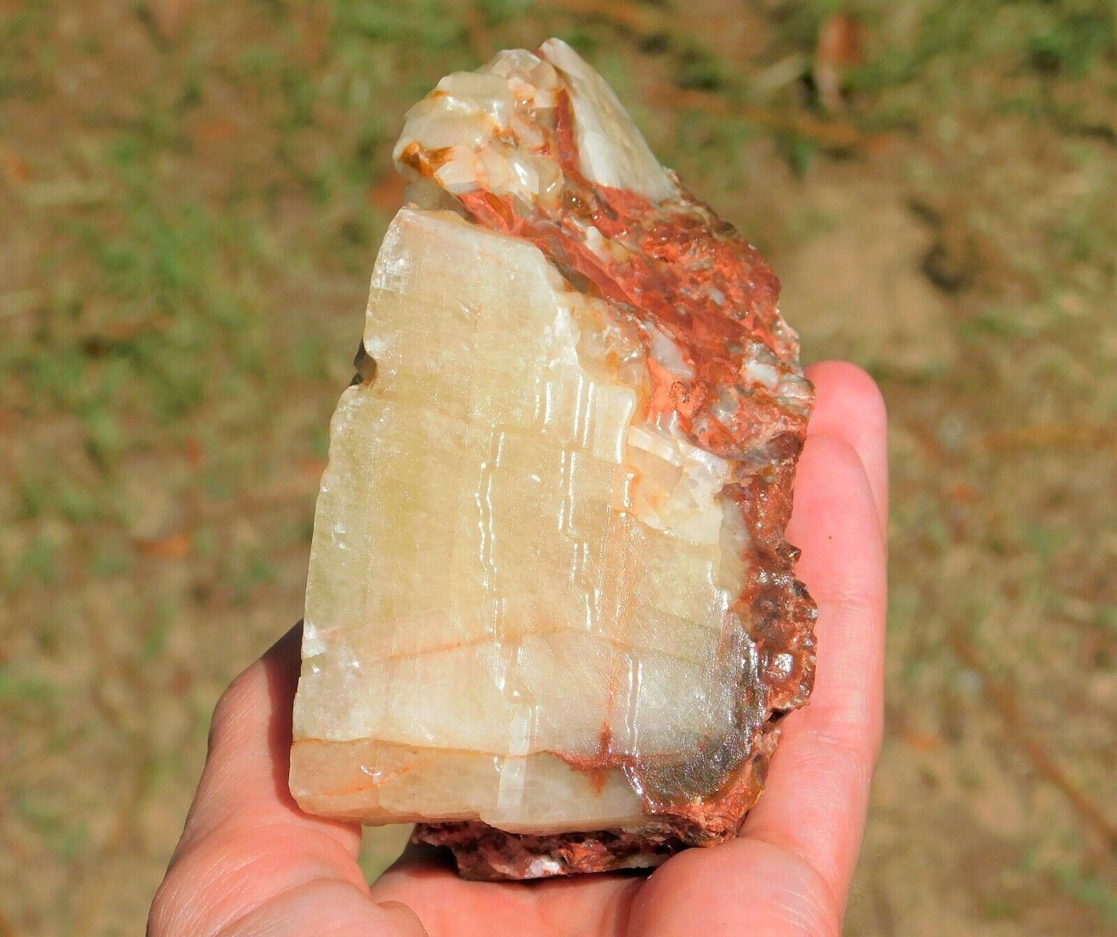 Calcite Natural Tri Color 466g Crystal Energy Healing Meditation Display