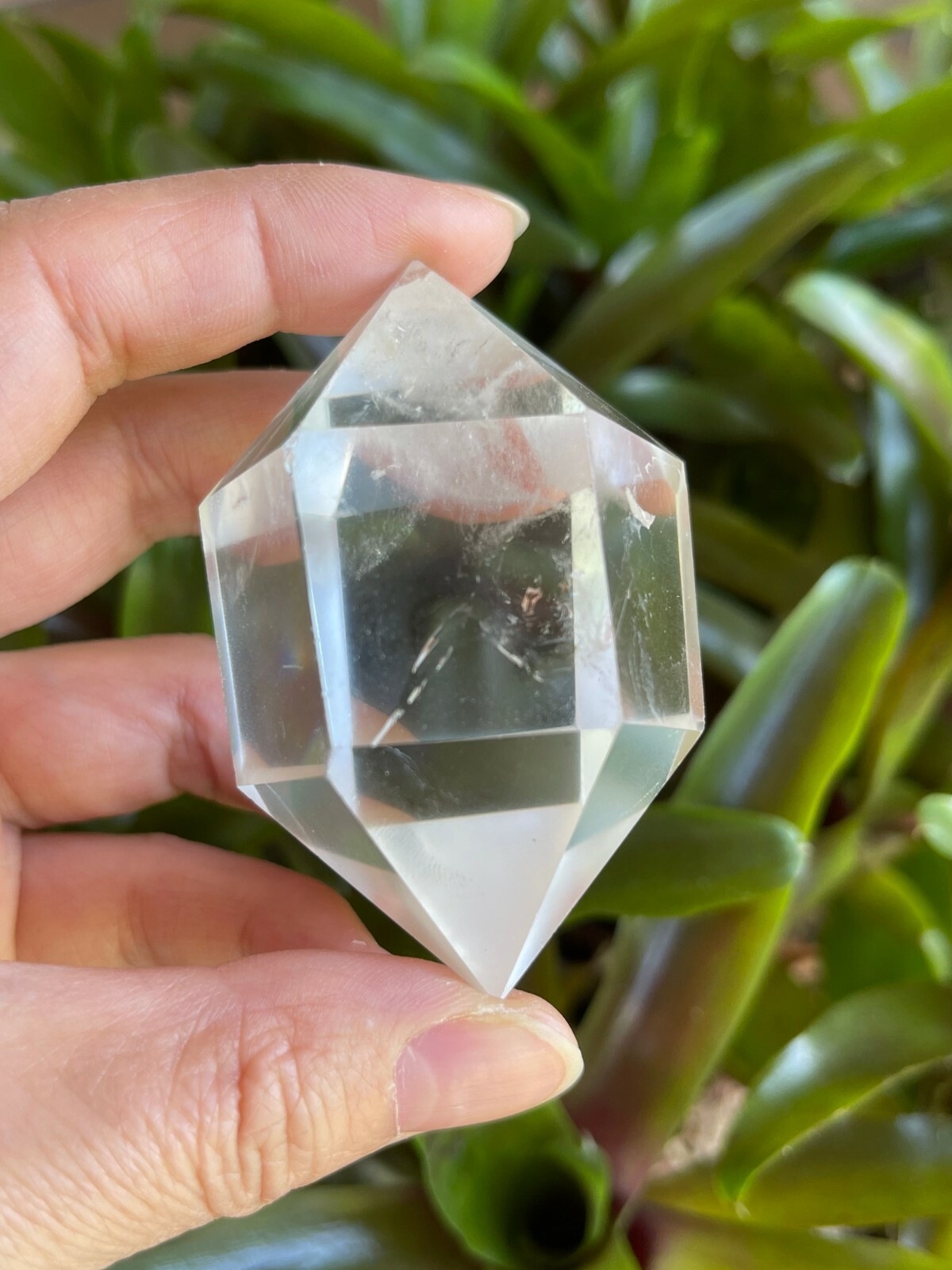 Premium Clear Quartz Six-Sided Polished Double Terminated Points, Pick A Weight