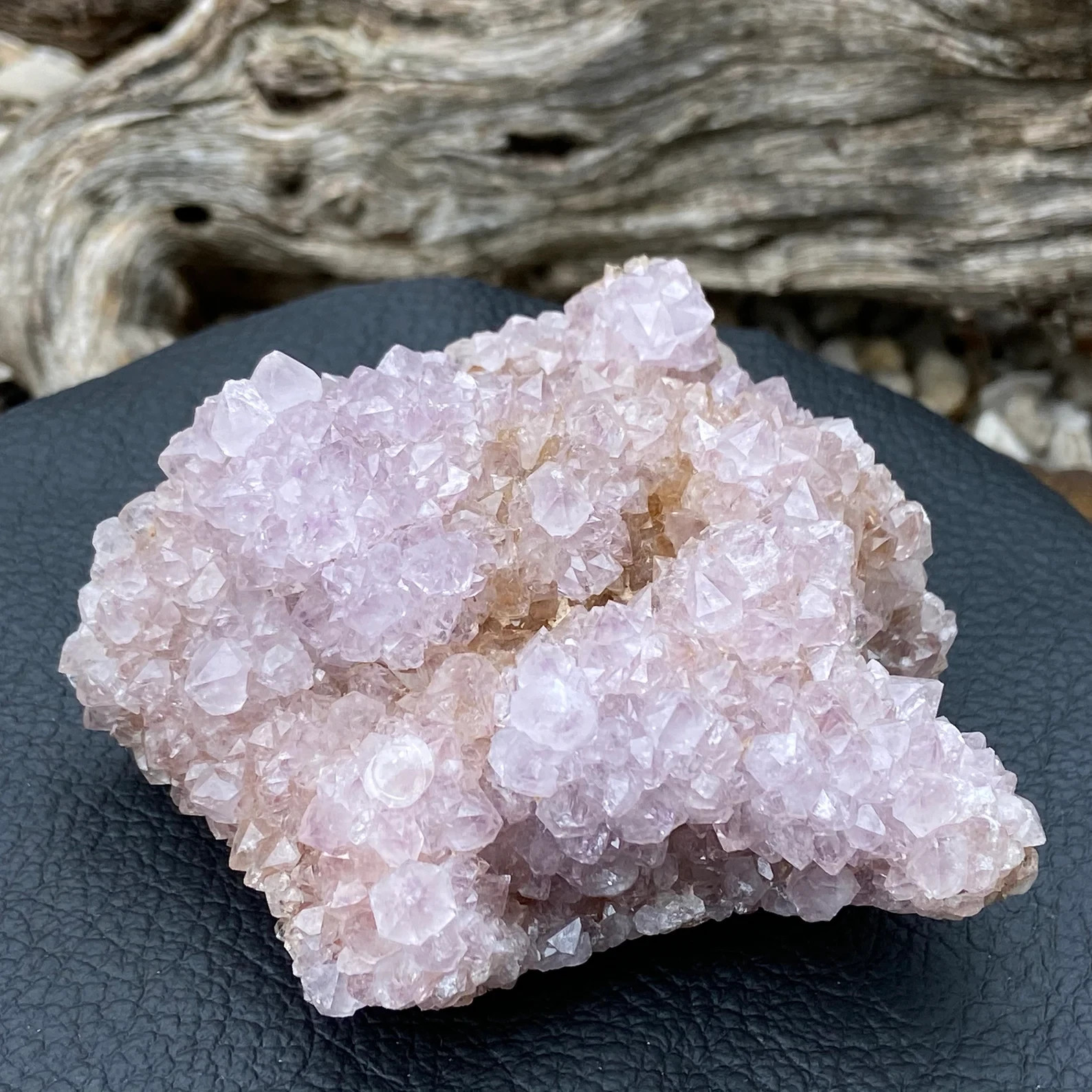 266g Big Natural Spirit Quartz (Cactus Quartz) Cluster Amethyst – South Africa
