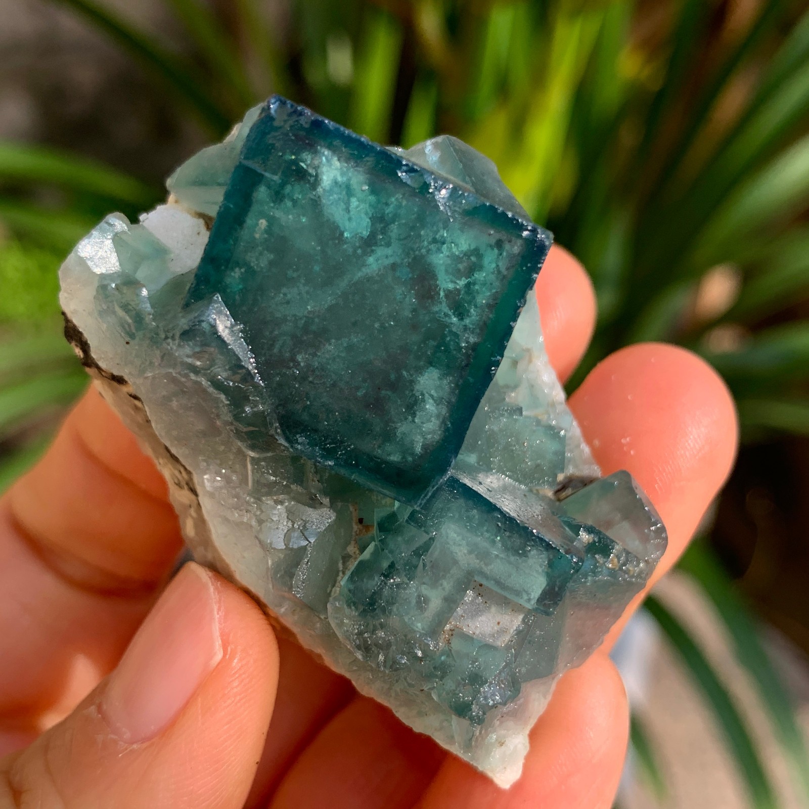 80g Natural beautiful green fluorite mineral specimens healing