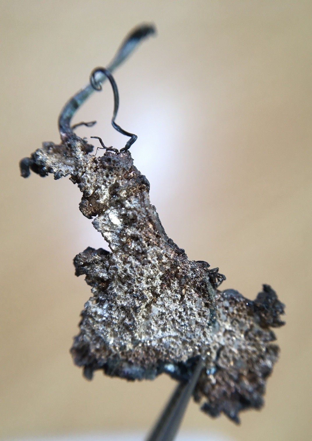 1g Pure Native Silver Specimen Mined In Shanxi China (Nov-4)
