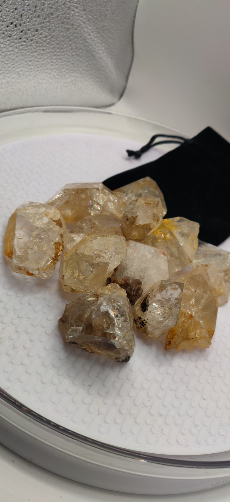 NY Herkimer Diamond *PREMIUM!* 1LB pieces/chunks- Rough, but all big and clear!