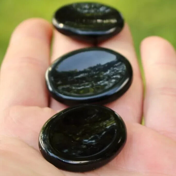 Natural Worry Stone Crystal – Gemstone Selection Healing Protection Pocket Stone