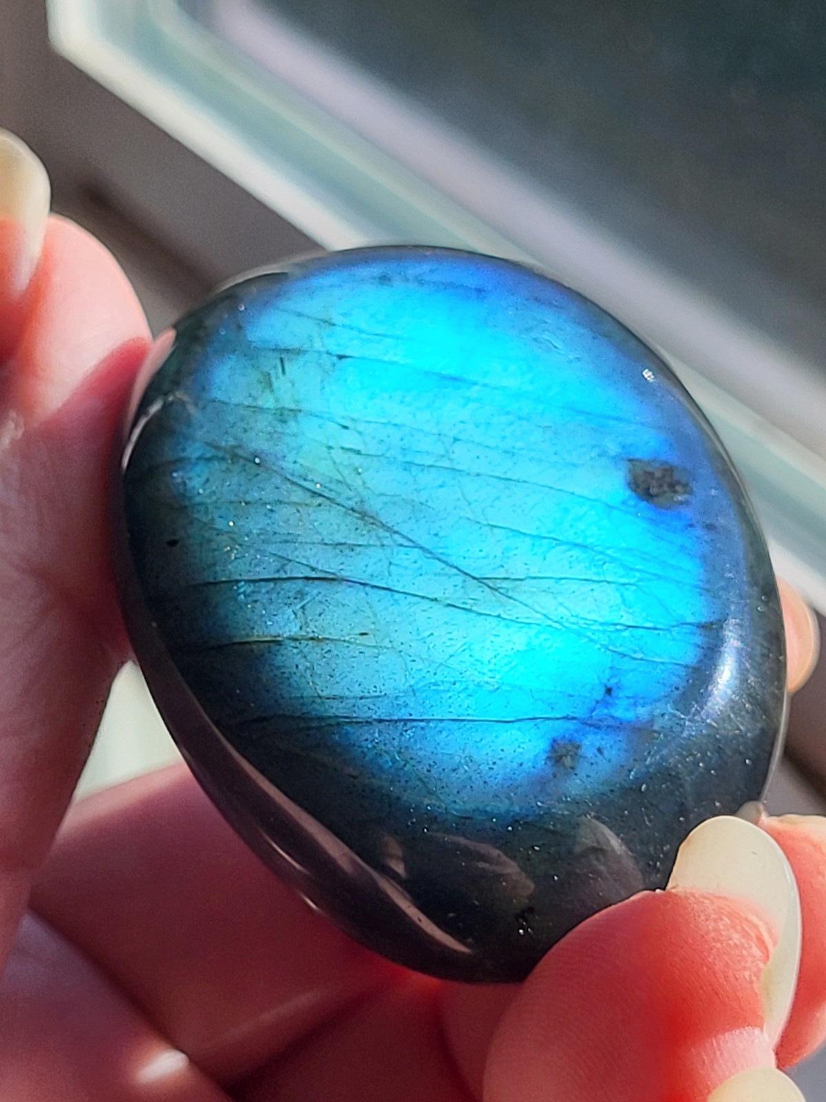 Labradorite Palm Stone