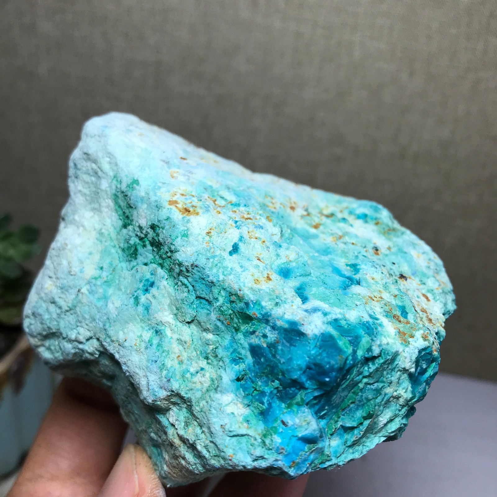 272g Natural Azurite/Malachite gemstone Rough original Crystal Specimen A5789