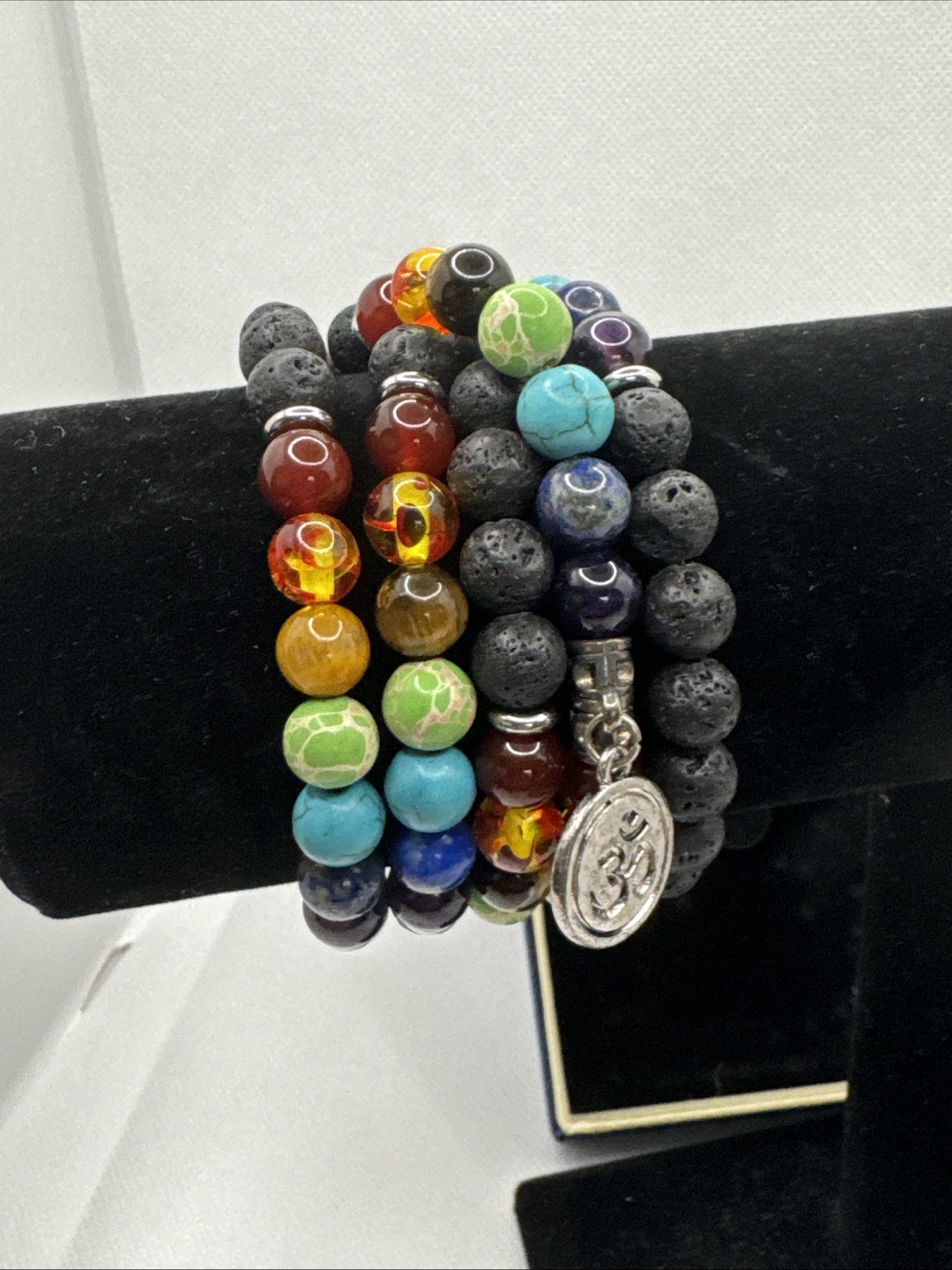 Chakra Natural Crystal Bead Mala Necklace/Bracelet Healing Men Women