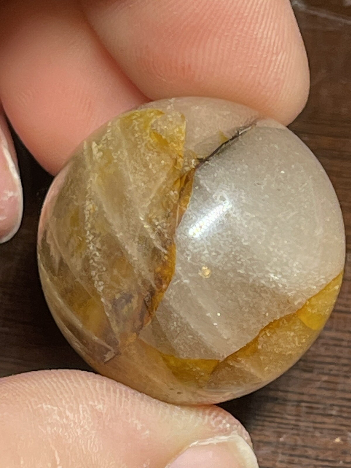 Golden Healer Mini Sphere Ball Orb Marble 26mm 23g