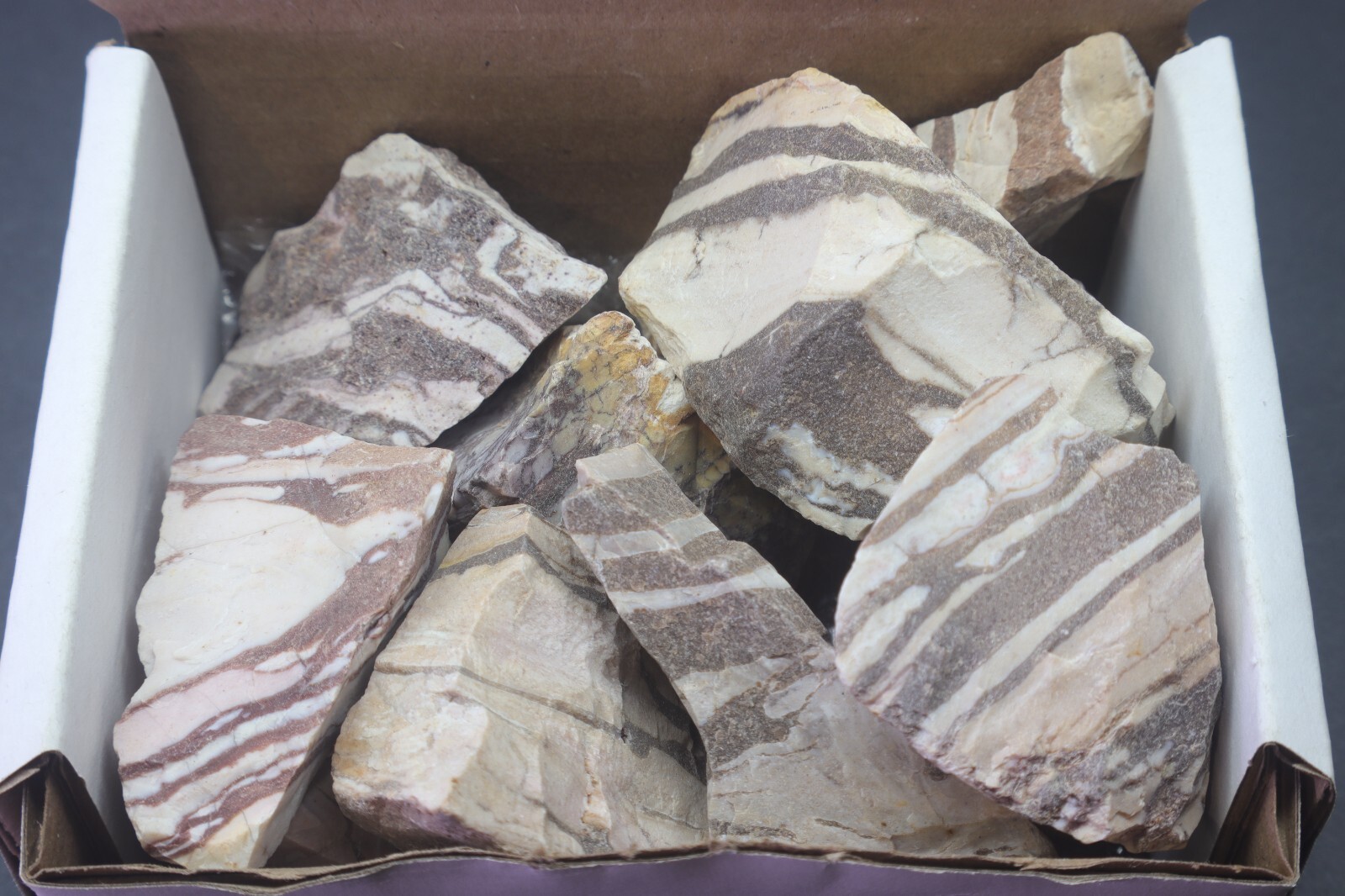 Zebra Jasper 1 LB Natural Mineral Black & White Gemstone Specimens