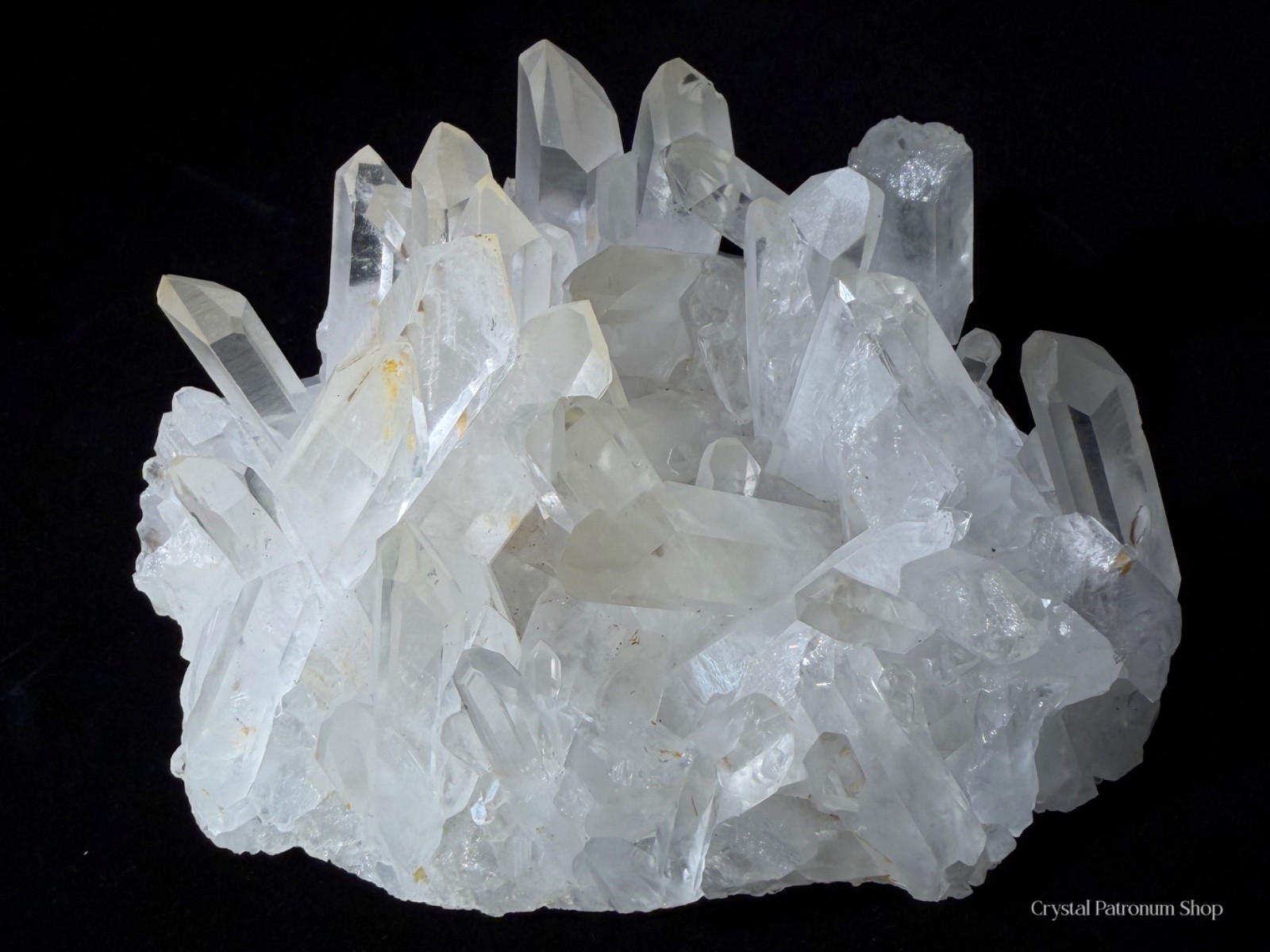 1.2LB Natural Clear White Quartz Crystal Cluster | Multi-Point Specimen