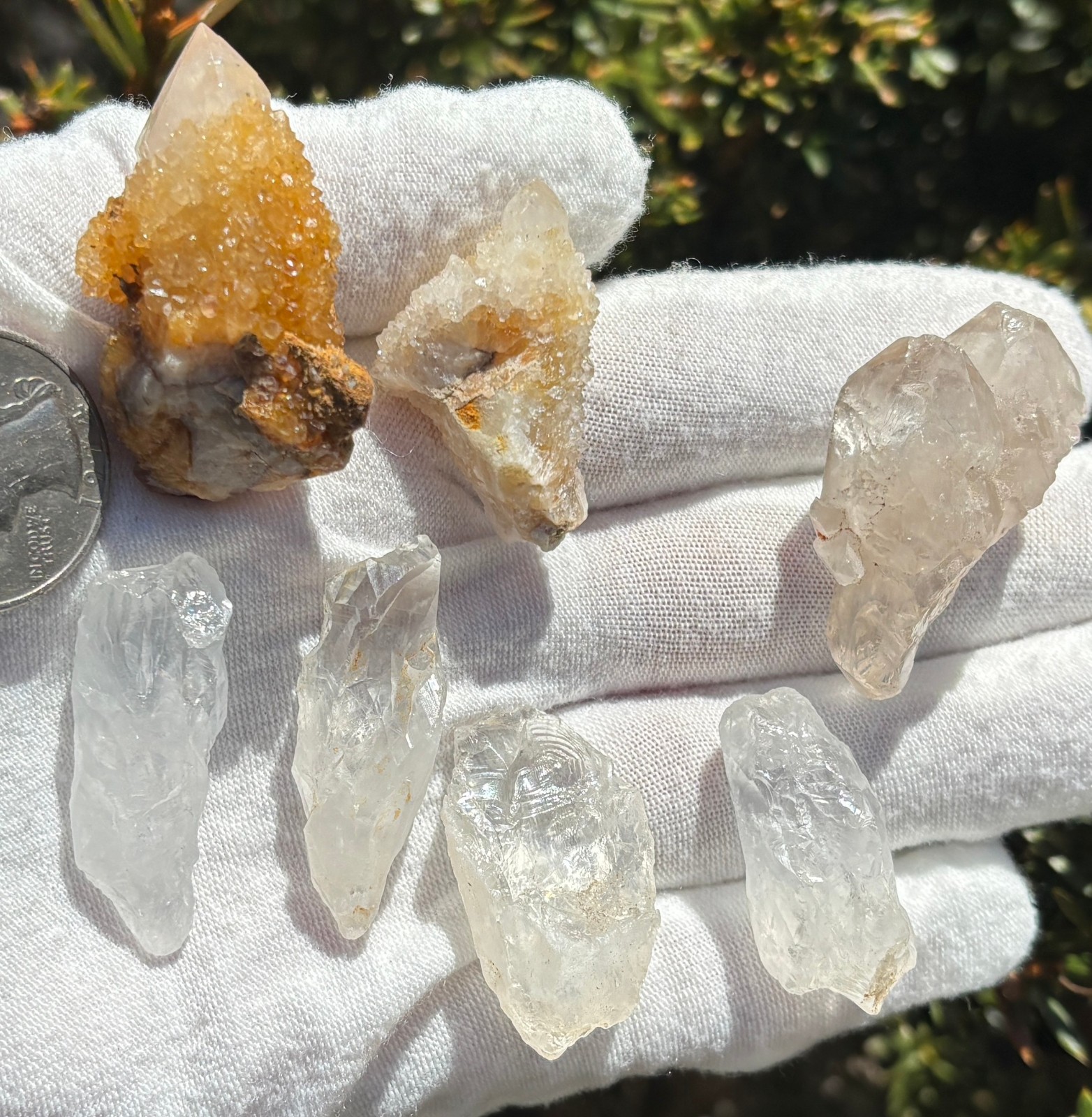 USA SALE 66g LOT AZEZTULITE/SPIRIT QUARTZ/GOLDEN HEALER SPIRIT/ELESTIAL/FAIRY