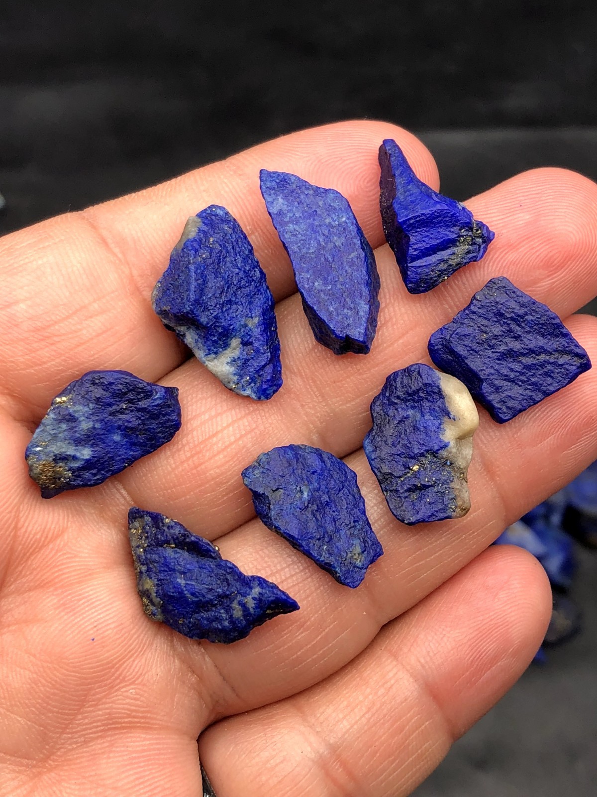 Natural Lapis Lazuli Raw Rough Mine Stone w/Pyrite Chakra Healing 14grams M476.4