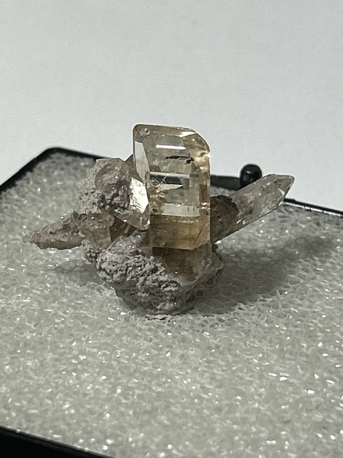 RARE *Vintage Champagne Topaz Crystal In Matrix * Juab Co Utah * W/ Provenance*