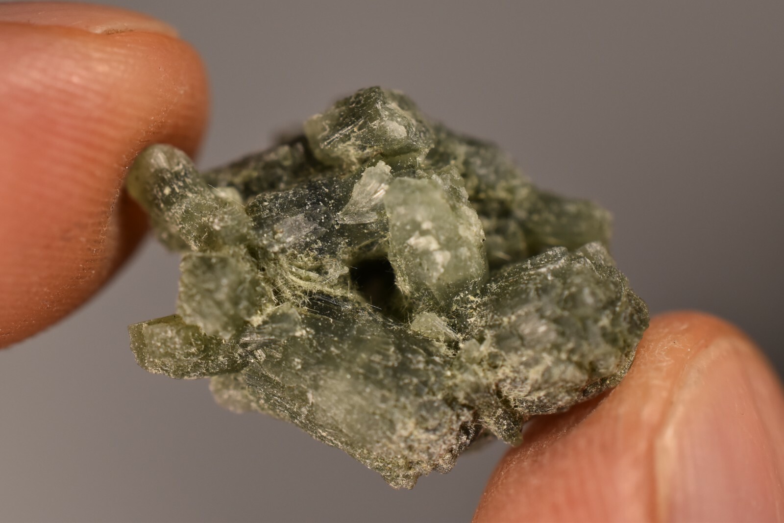 3 *GREEN PREHNITE* Specimen 2-4cm 19.4g Natural Crystal Cluster Rough
