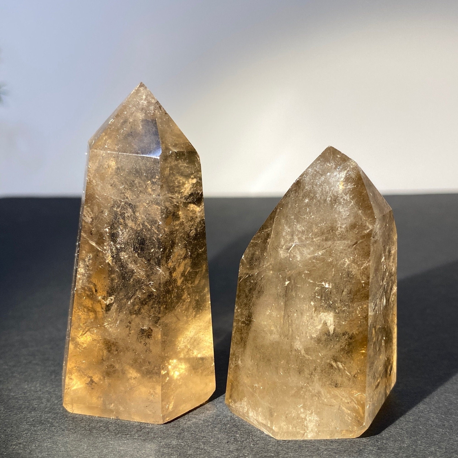 Natural Smoky Quartz Wand Point Crystal – Genuine Healing Crystals from Brazil