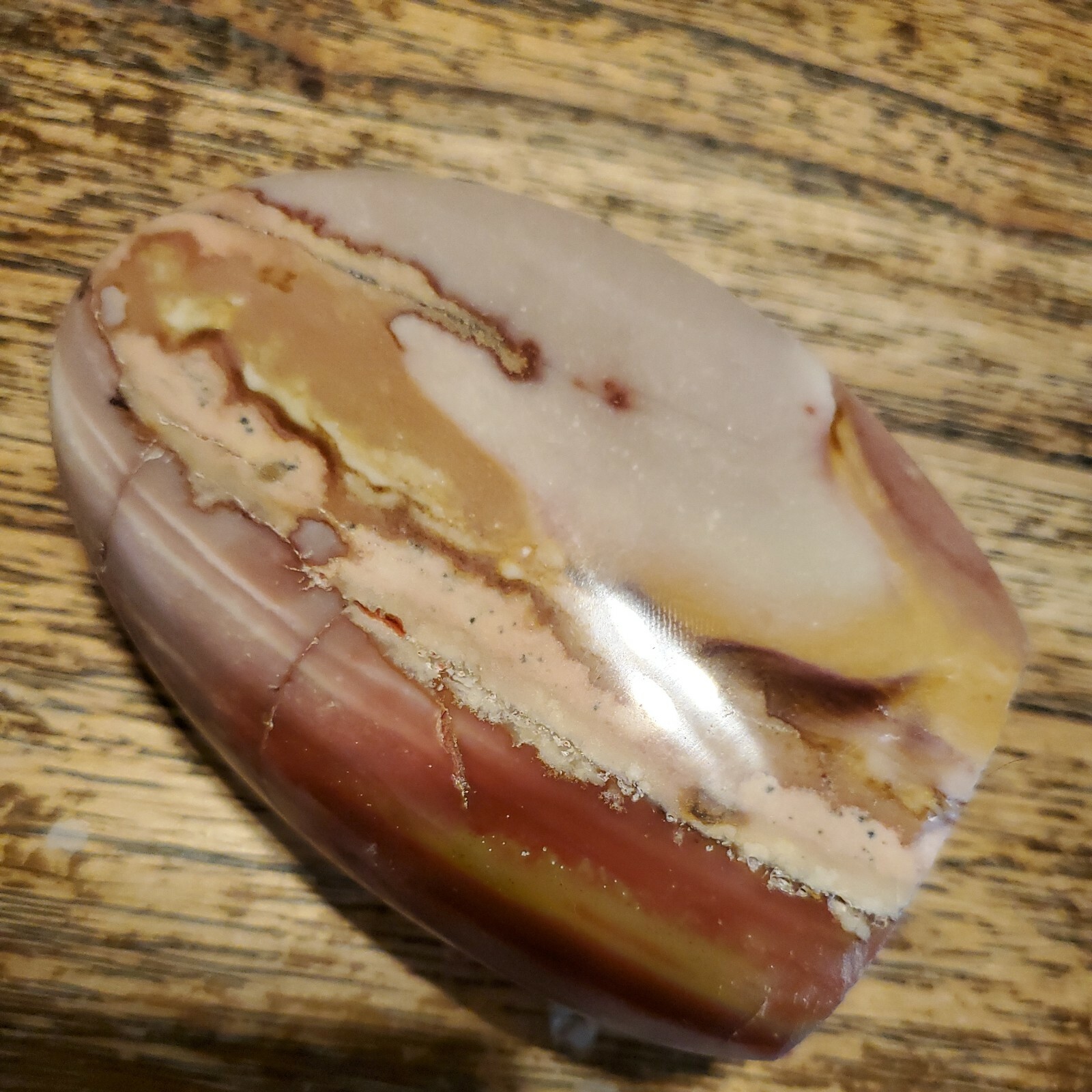 Polychrome Jasper Crystal Freeform 3.45in x 2.51in x 1.15in