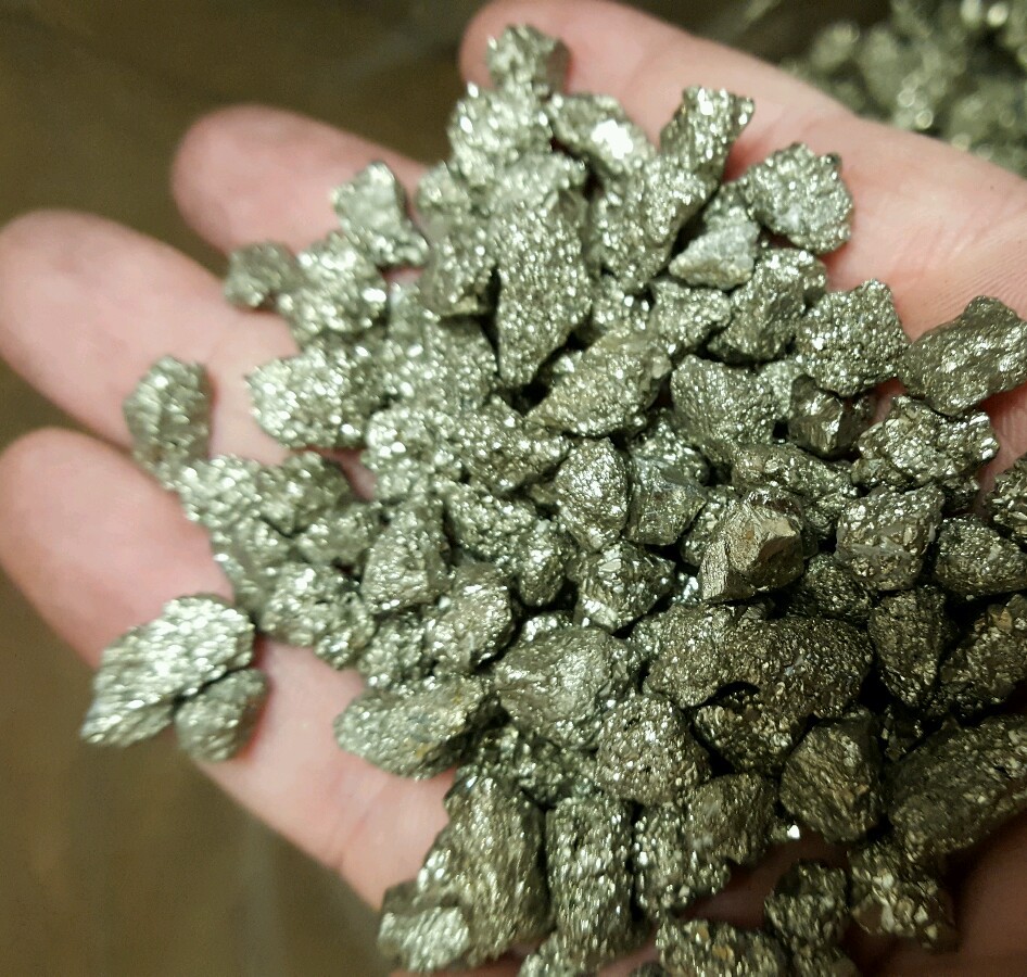 1/2 lb Iron Pyrite Extra Small Fools Gold Natural Chispa Crystal Mineral Gems