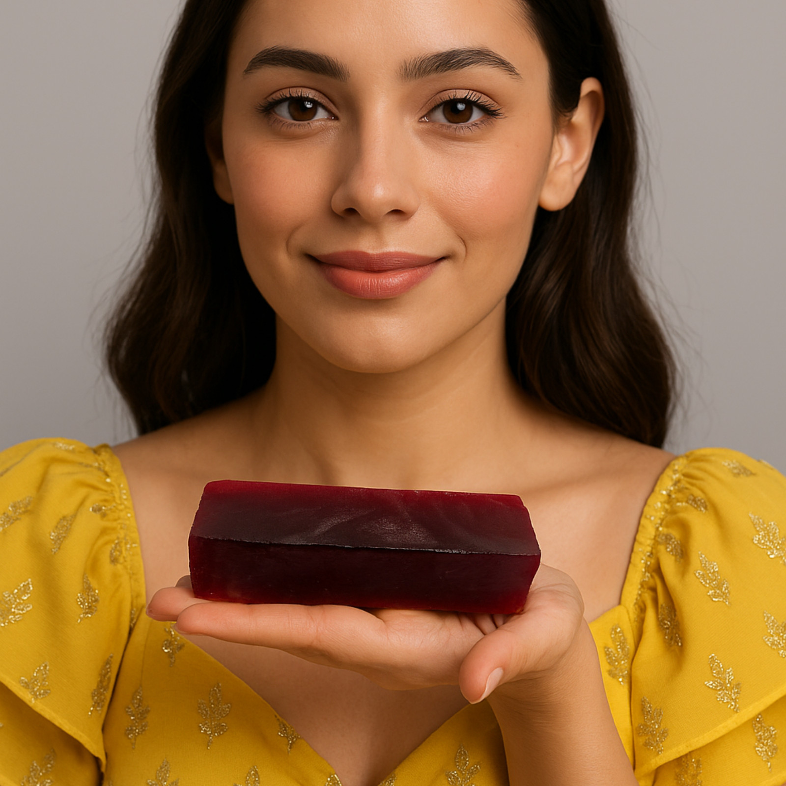 Lab-Grown Red Ruby Slice 425-525CT Synthetic Rectangular Gemstone for Jewellery