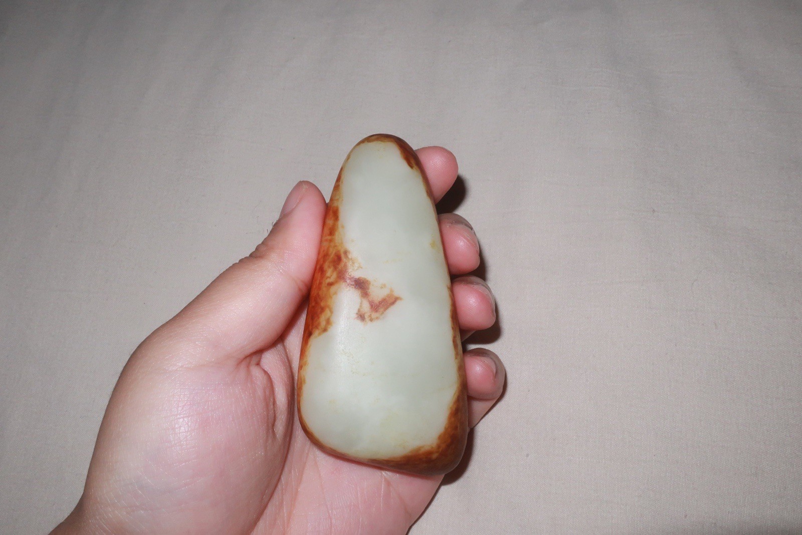Natural Jade Stone White Hetian