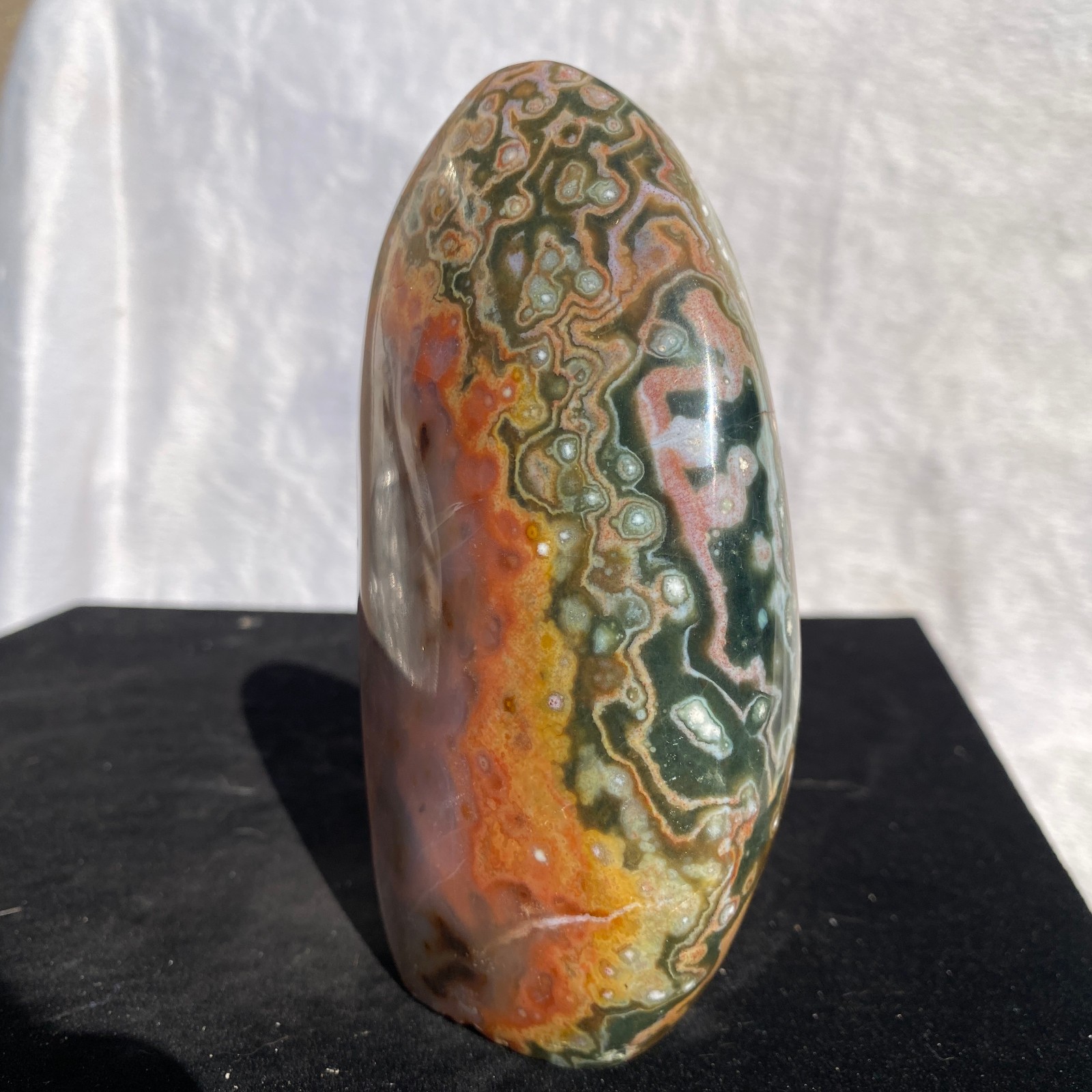 540g Natural polychrome Ocean Jasper Specimen Quartz Crystal Reiki Healing