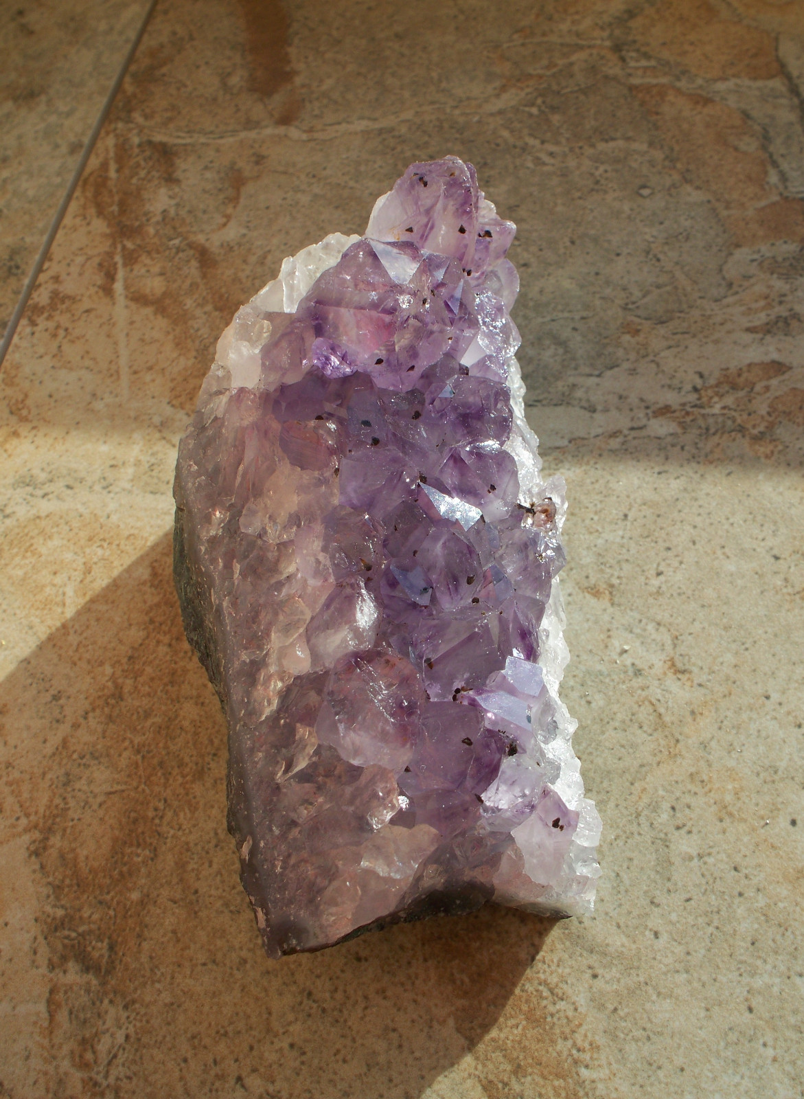 A12 Amethyst Purple Crystal Cluster 4 x 1 7/8″ 9.5 oz. 250 gr.
