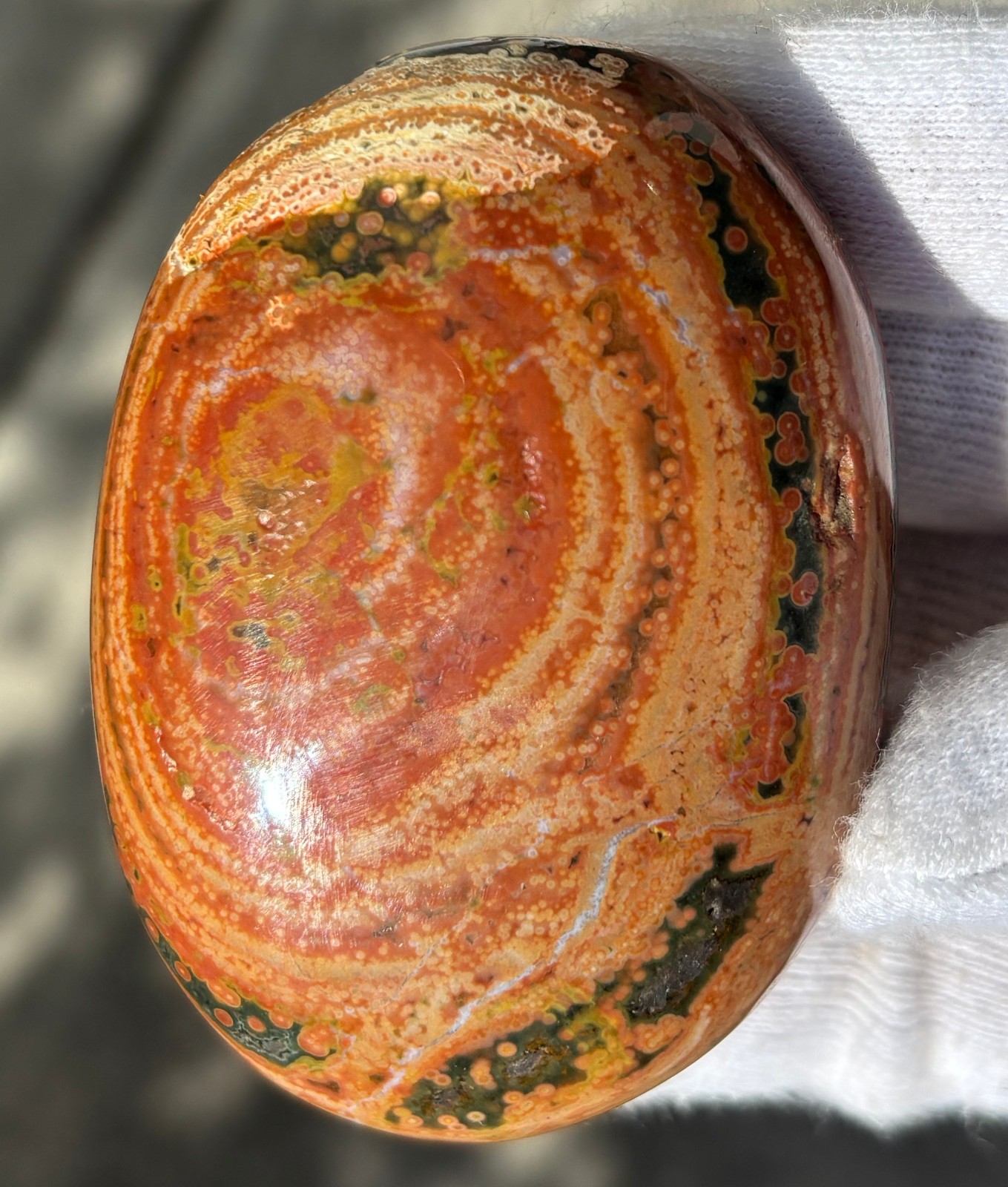 USA SALE 177g LOT OCEAN JASPER OJ PALMSTONES PALM STONE STONES PALMSTONE VIBRANT