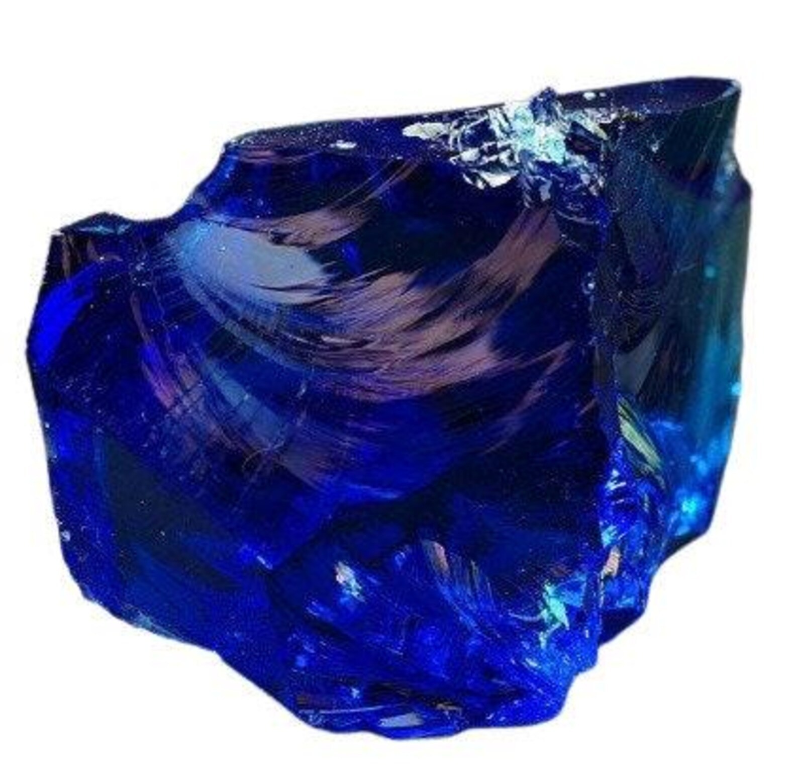 Raw Blue Obsidian Crystal 1050 ct Rough Gemstone Natural Uncut Crystal