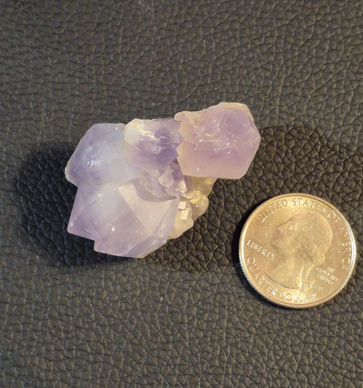 Natural Raw Amethyst Crystal Cluster Light Purple Healing Stone