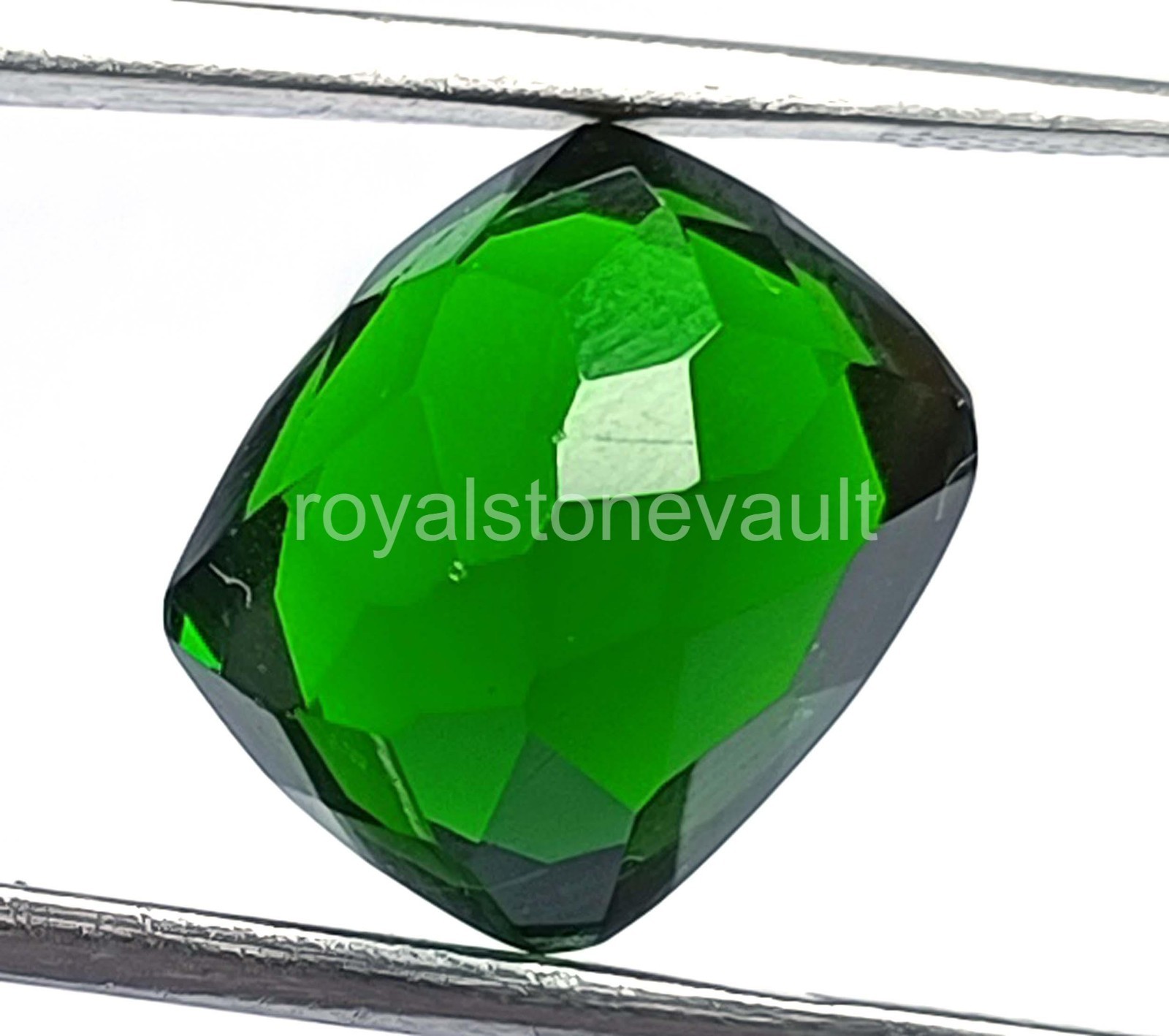 9.20 Ct Natural Green Emerald Cushion Cut Loose Gemstone IGL Certified – 5AOS
