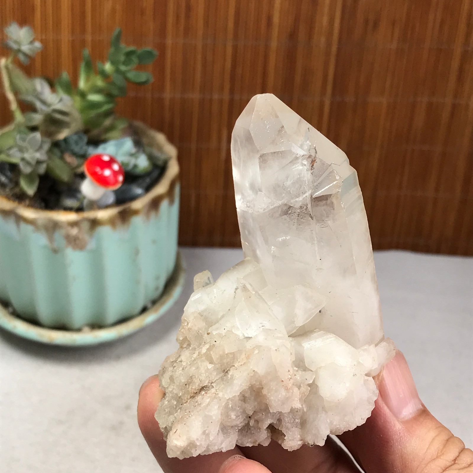 69-62-45mm Natural crystal clusters pretty Quartz Mineral Specimen 123g A6231