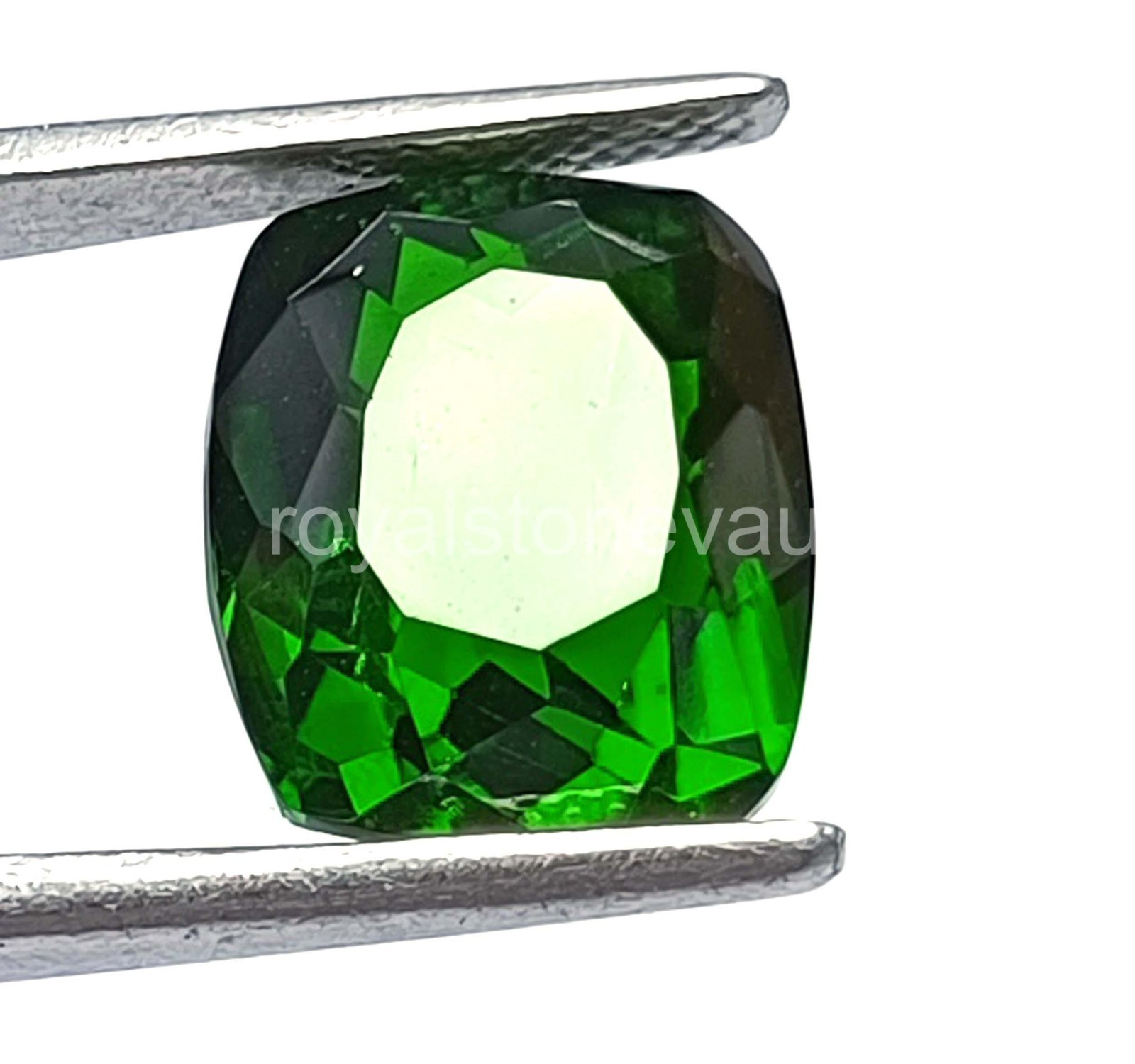 9.20 Ct Natural Green Emerald Cushion Cut Loose Gemstone IGL Certified – 5AOS