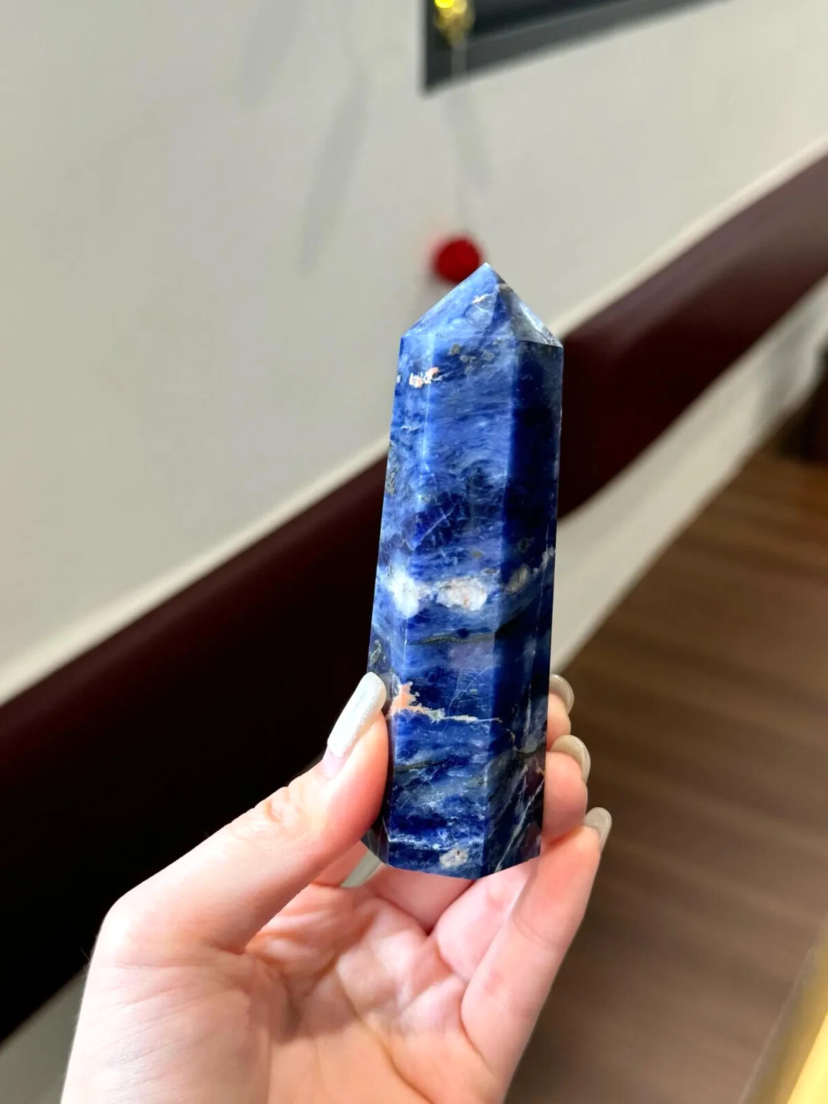 Natural Sodalite Crystal Tower Healing Enhance Clarity Seekers Wisdom Home Decor