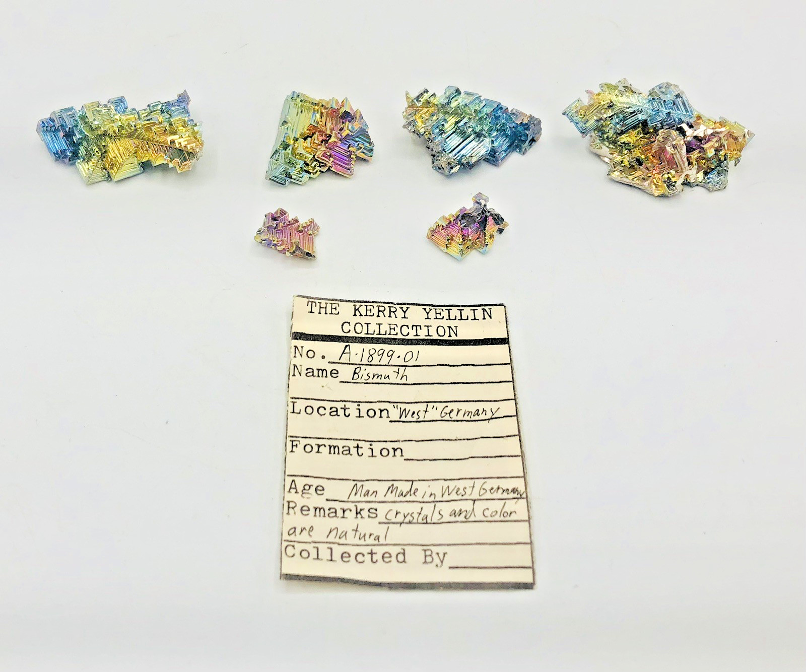 4oz Bismuth Rainbow Crystal Element Bi Gemstone Mineral Specimen West Germany