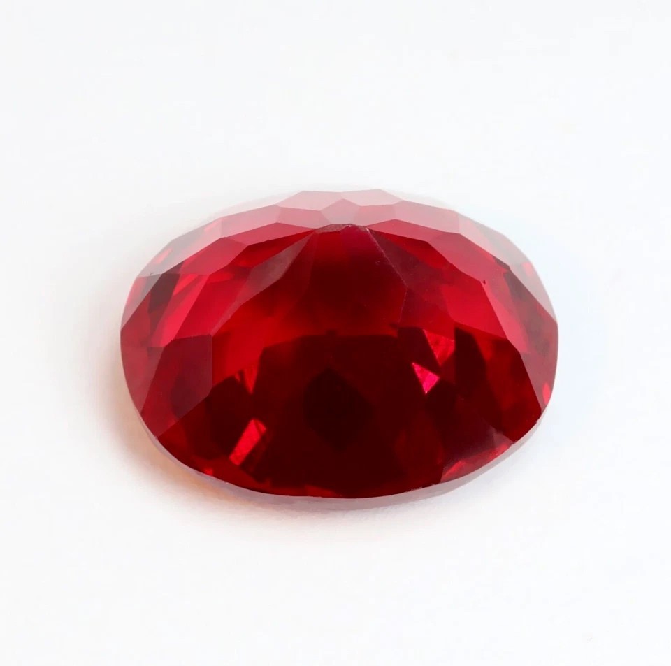 Natural Red Ruby Oval Loose Gemstone Jewelry Making Stone 10 Ct