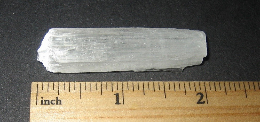 2.1″ BEAUTIFUL NATURAL ROUGH SCOLECITE CRYSTAL POINT TIP FROM INDIA ~ 9.5g *6