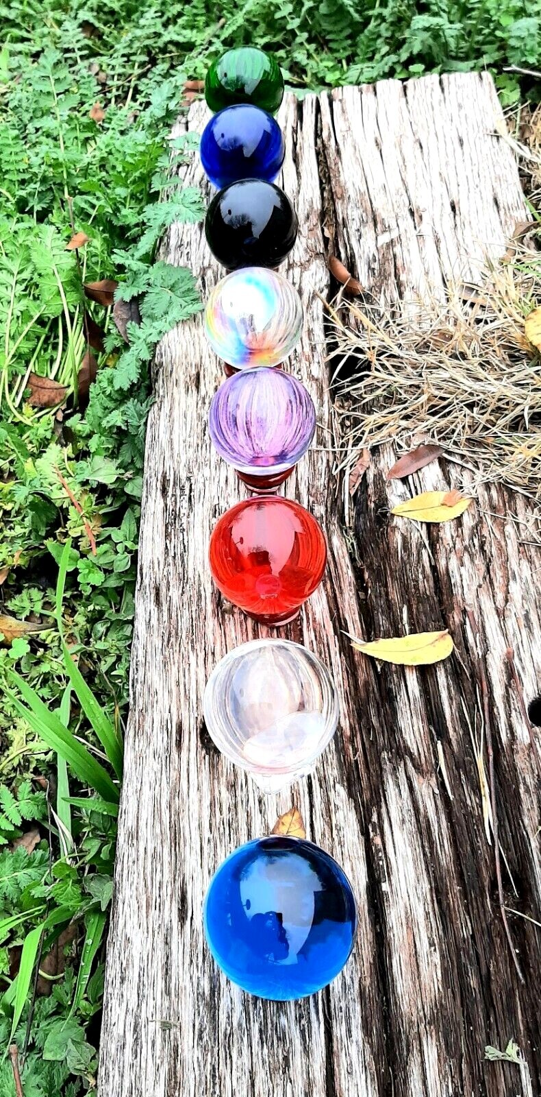 K9 Color Crystal Balls 50mm/80mm Sphere with Stand Meditation Feng Shui