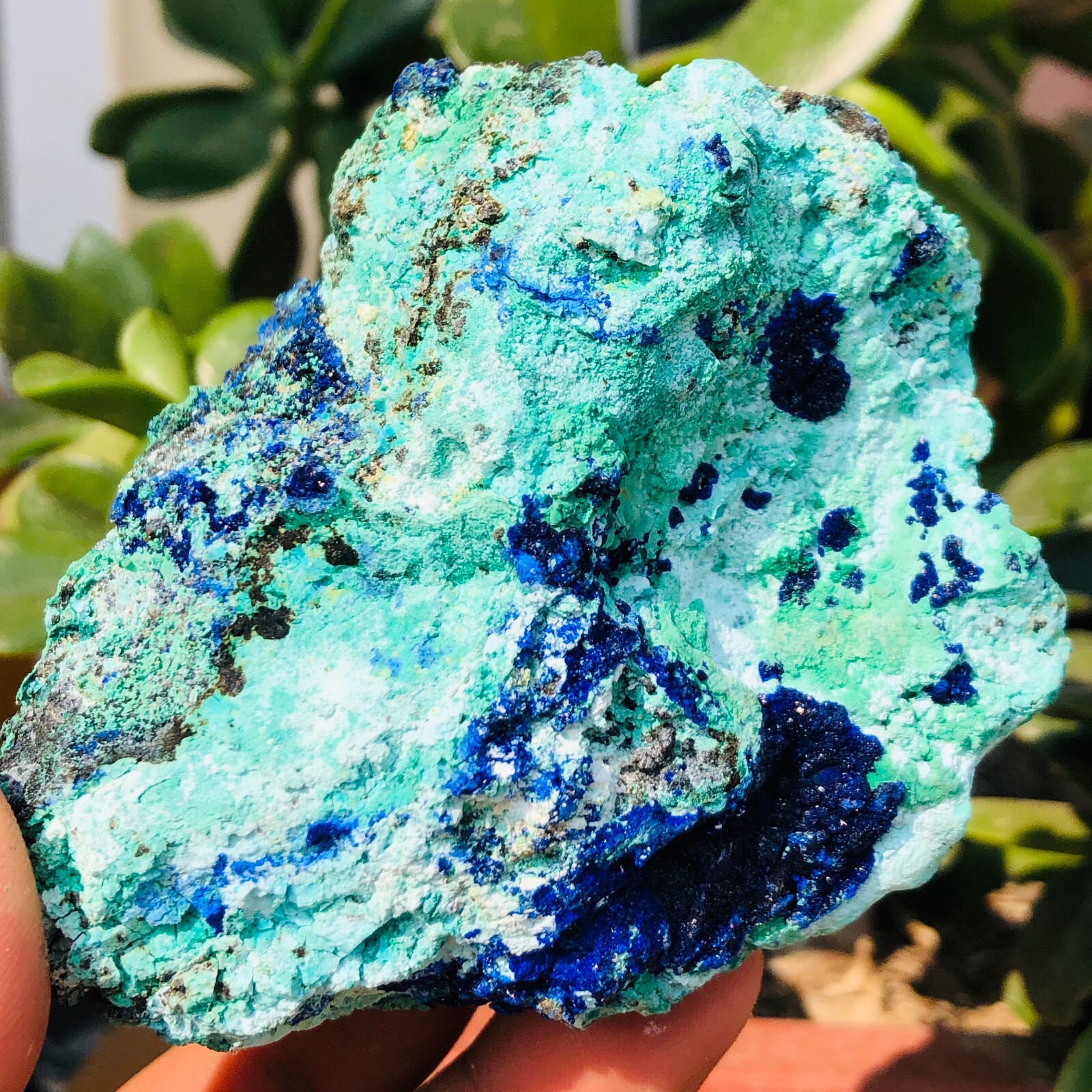 300g BEST NATURAL Azurite/Malachite crystal minerals specimens