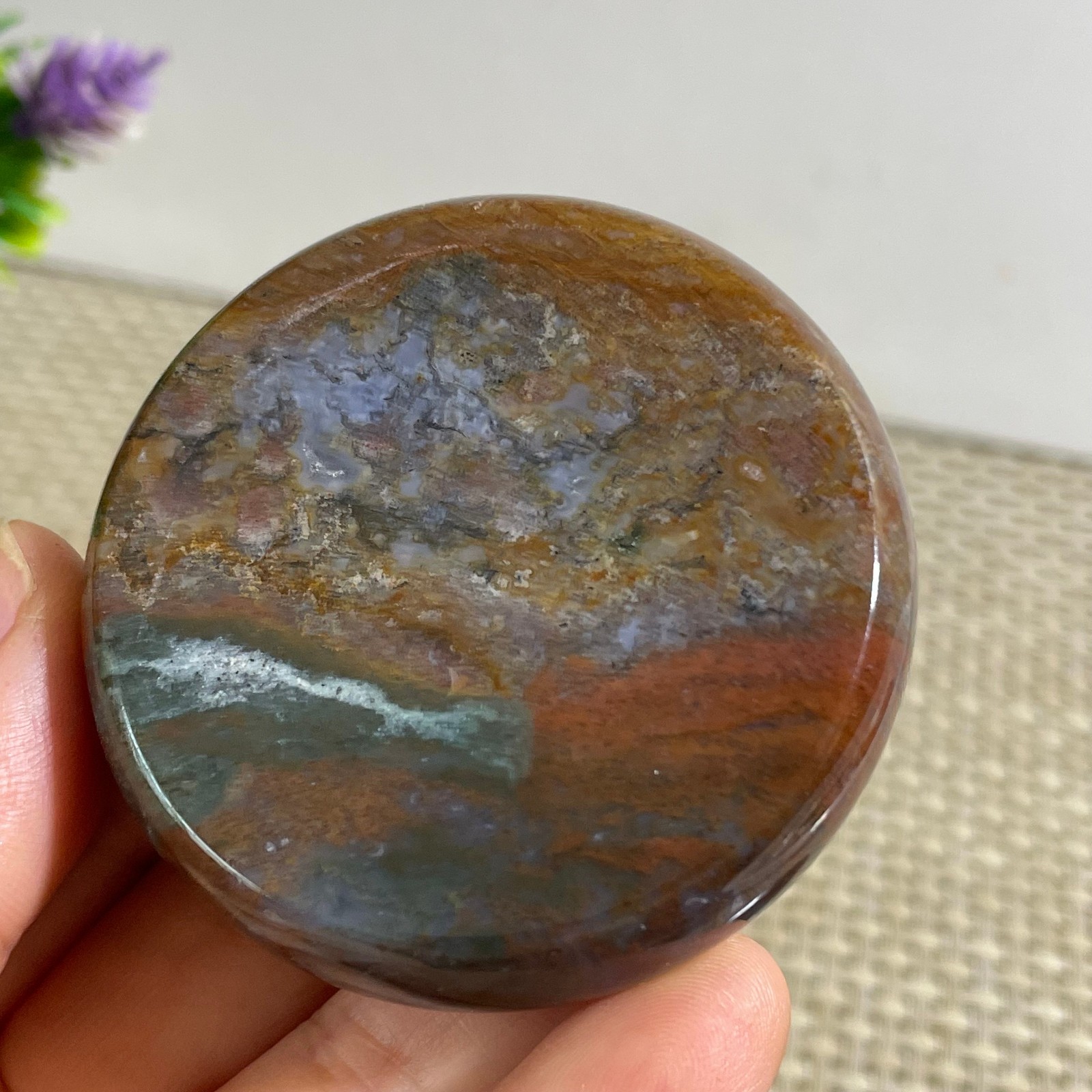 85g BEAUTIFUL NATURAL OCEAN JASPER STONE MINERAL MADAGASCAR