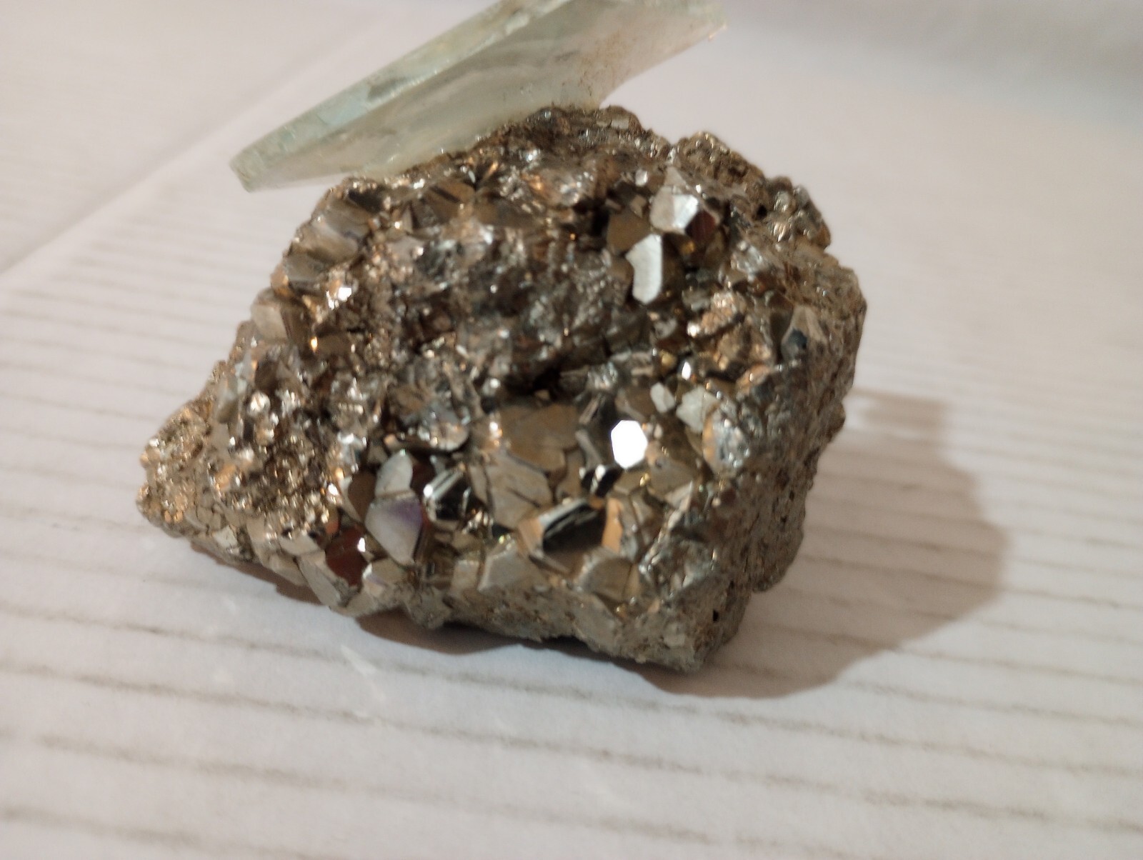 Pyrite Crystal Cluster Fool’s Gold Octahedron Cube Pyritohedron 12 Oz