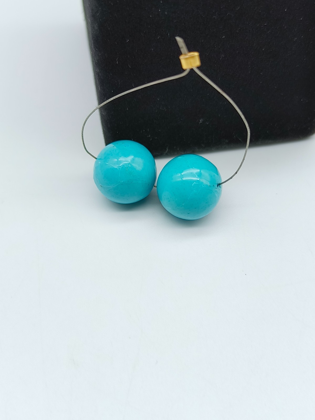 Natural Turquoise Round Shape Smooth Beads New Arrival Gemstone Beads Gemstone