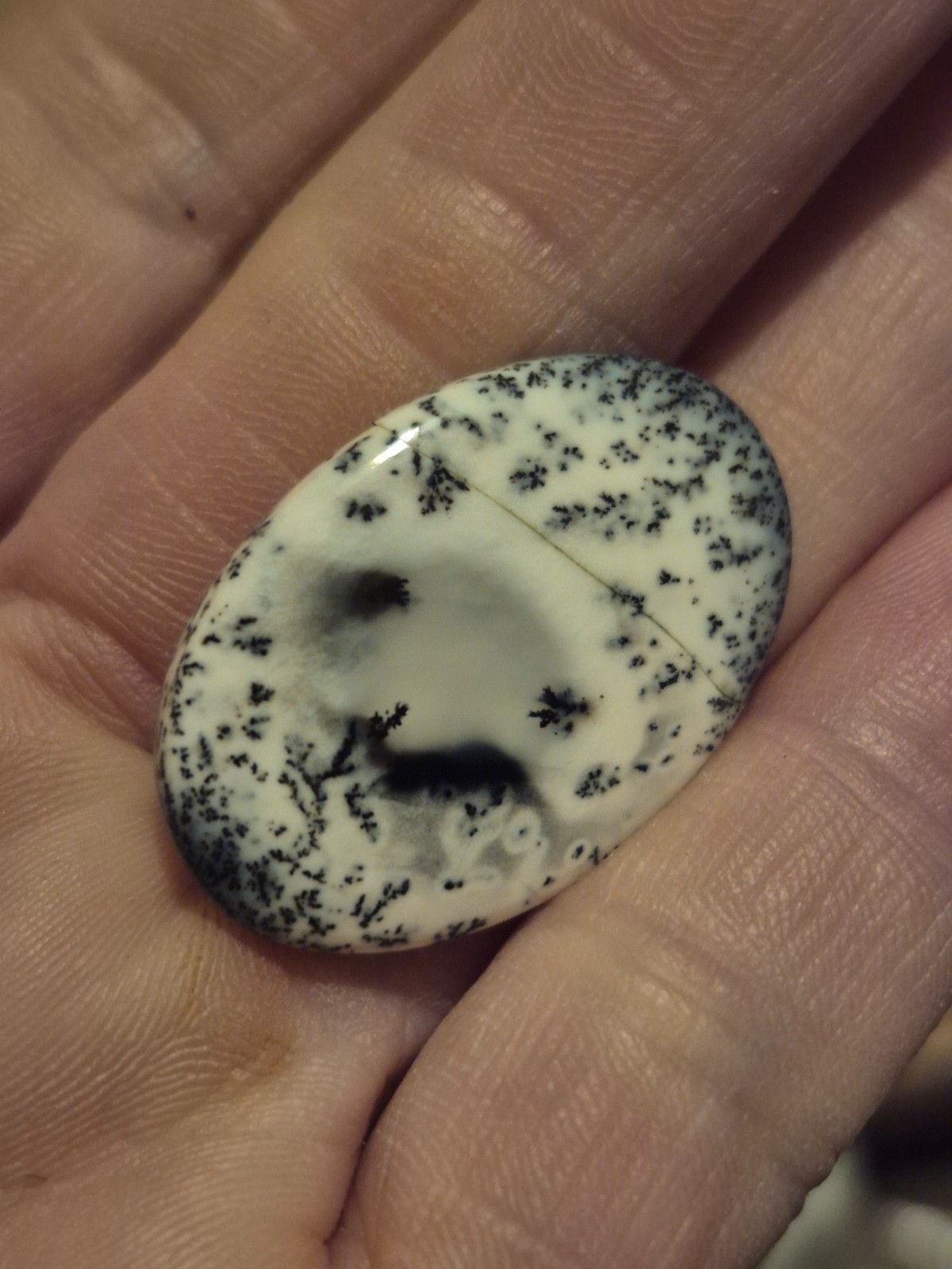 Dendrite Opal, aka Merlinite, is known as the “Stone of Ancient Knowledge”